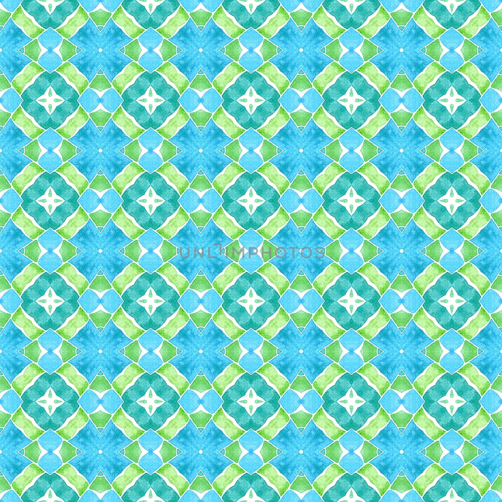 Striped hand drawn design. Green lively boho chic summer design. Repeating striped hand drawn border. Textile ready wonderful print, swimwear fabric, wallpaper, wrapping.