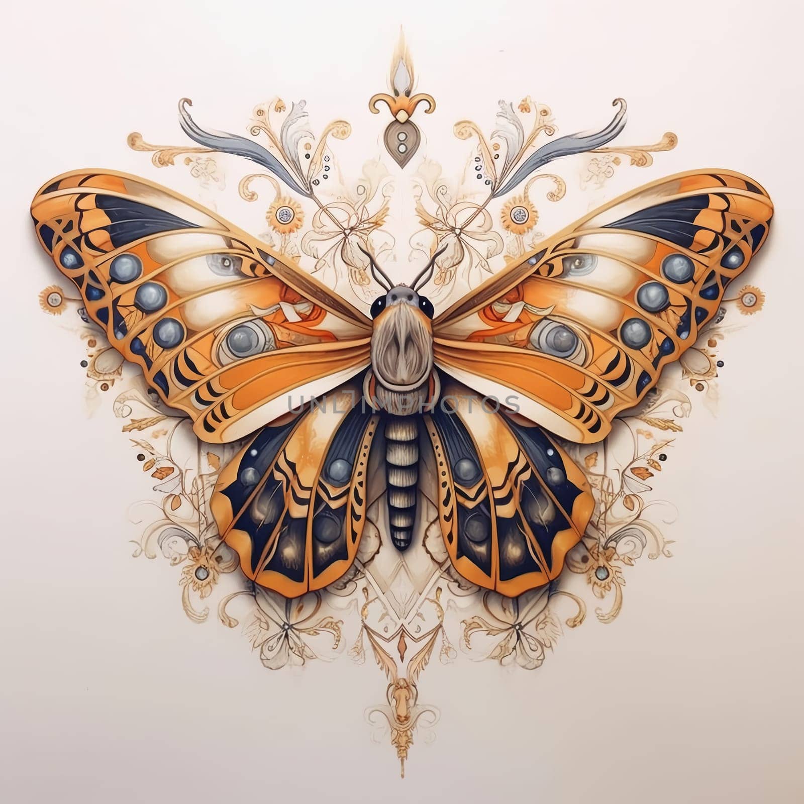 Retro Butterfly Bundle. Butterfly clipart. by AndreyKENO