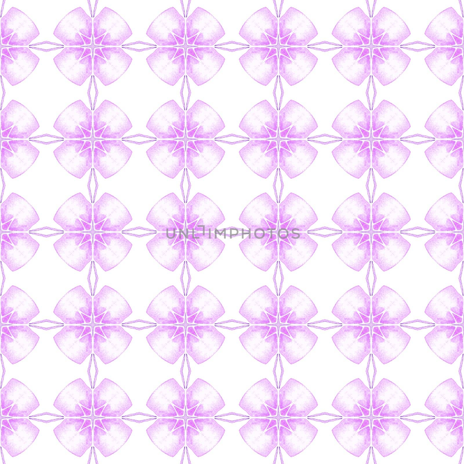 Arabesque hand drawn design. Purple amusing boho chic summer design. Oriental arabesque hand drawn border. Textile ready astonishing print, swimwear fabric, wallpaper, wrapping.