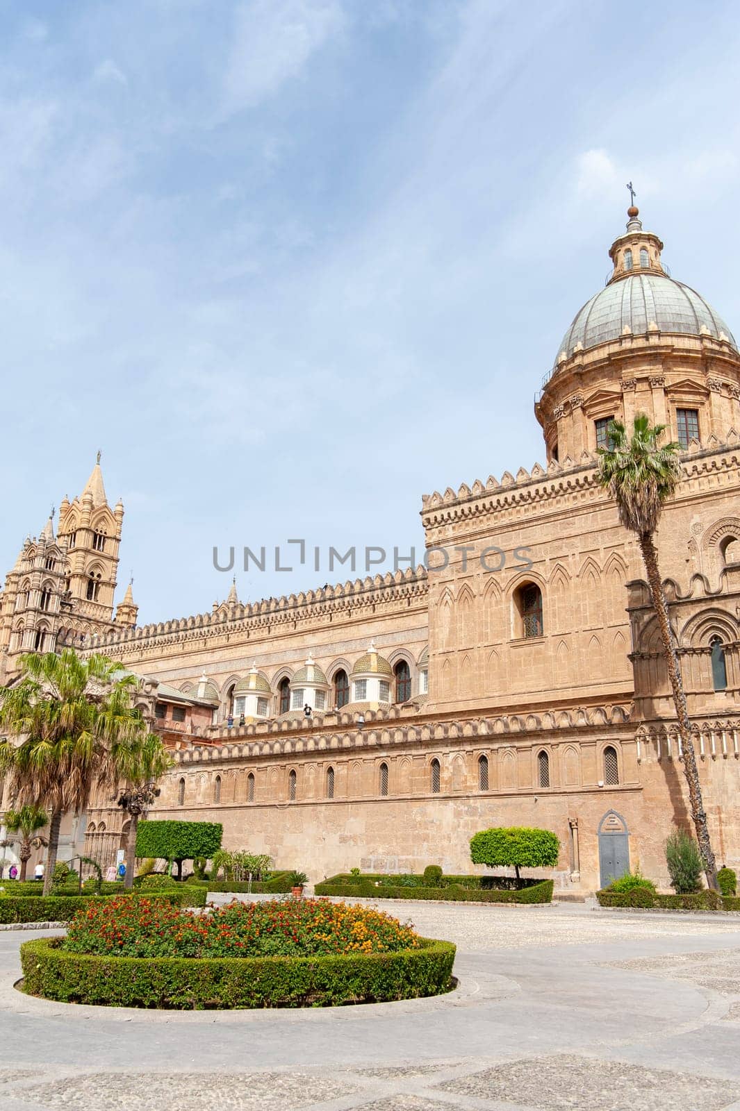 The Primatial Metropolitan Cathedral Basilica of the Holy Virgin Mary of the Assumption, known as the Cathedral of Palermo, Sicily, Italy