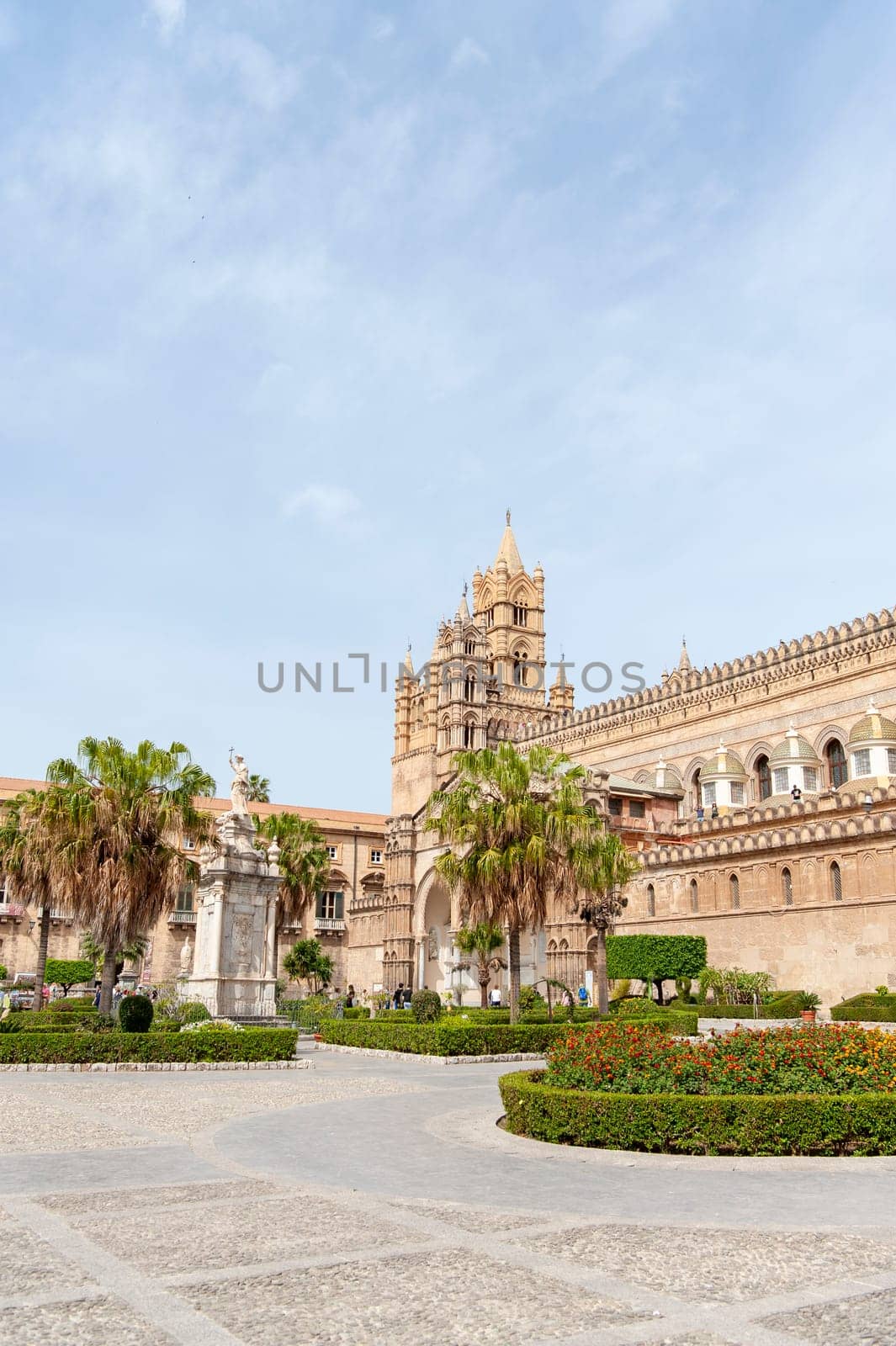 The Primatial Metropolitan Cathedral Basilica of the Holy Virgin Mary of the Assumption, known as the Cathedral of Palermo, Sicily, Italy