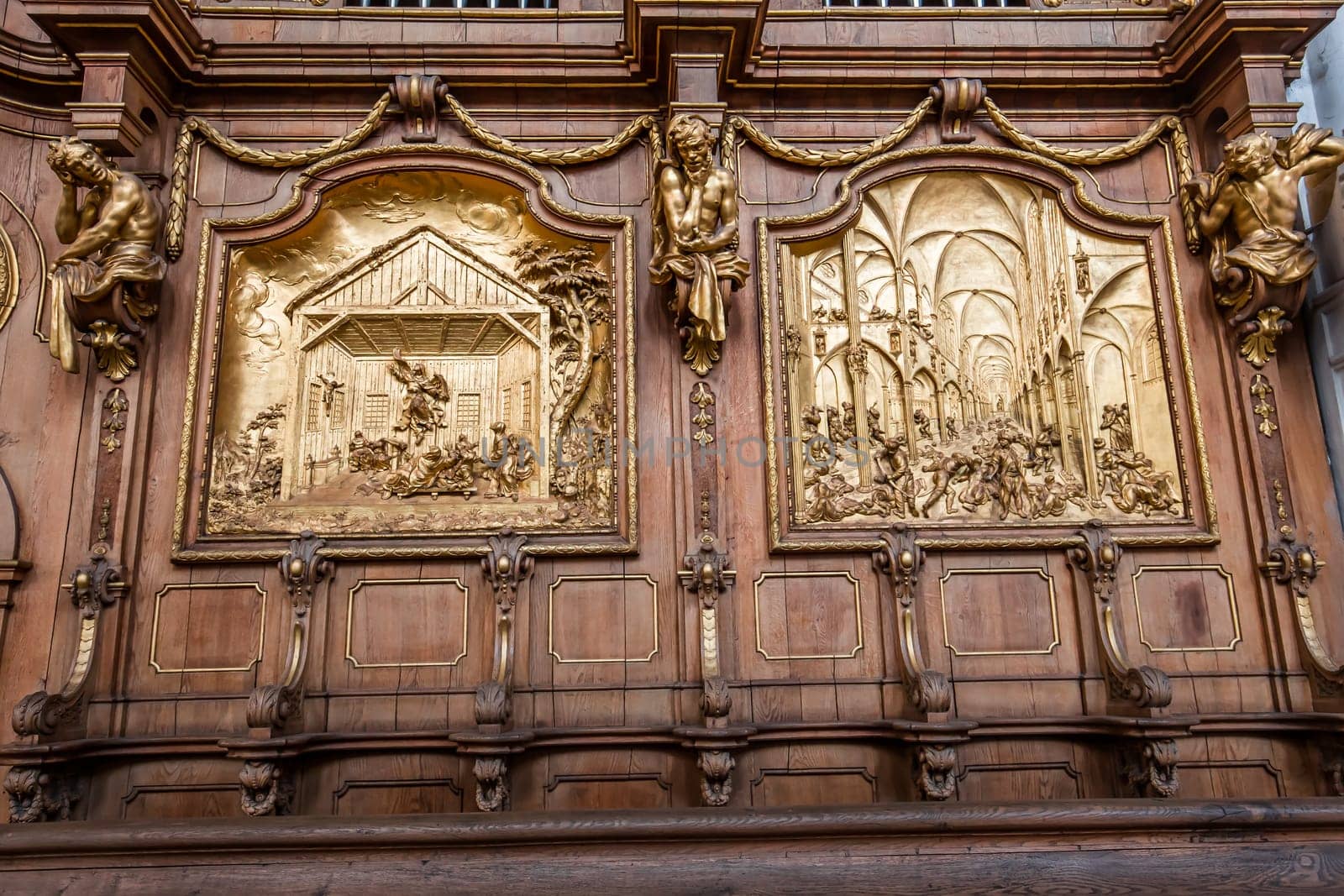 interiors of Wiblingen abbey, bavaria, germany by photogolfer