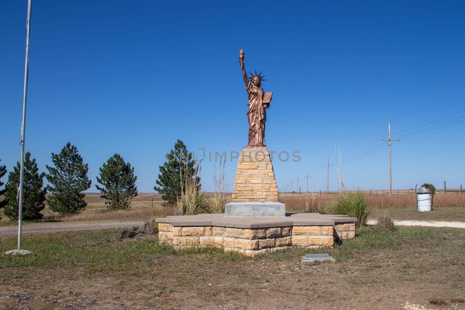 Mini Statue of Liberty near Harlan Kansas taken Oct 7,2023 by gena_wells