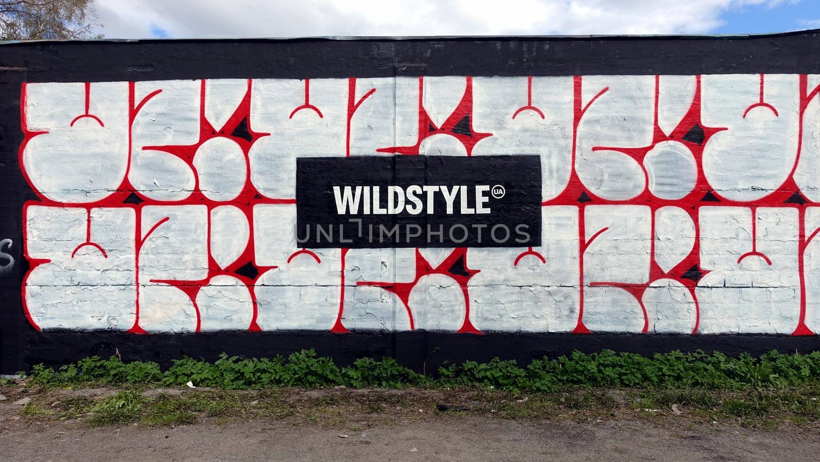 Stockholm, Snosatra, Sweden. May 12 2024. Spring beast. Graffiti exhibition on the outskirts of the city. Wildstyle.