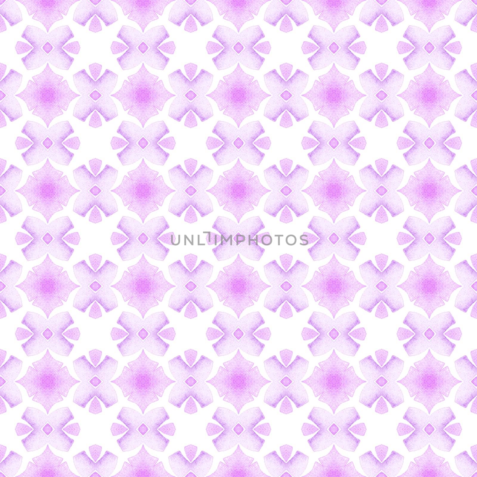Repeating striped hand drawn border. Purple fresh boho chic summer design. Textile ready valuable print, swimwear fabric, wallpaper, wrapping. Striped hand drawn design.
