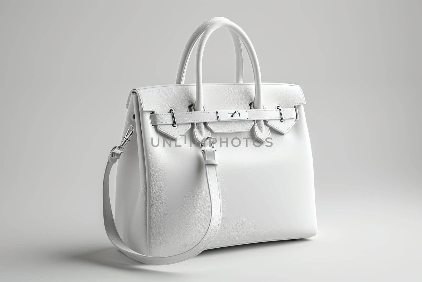 Mockup Luxury Women's handbags made by leather.