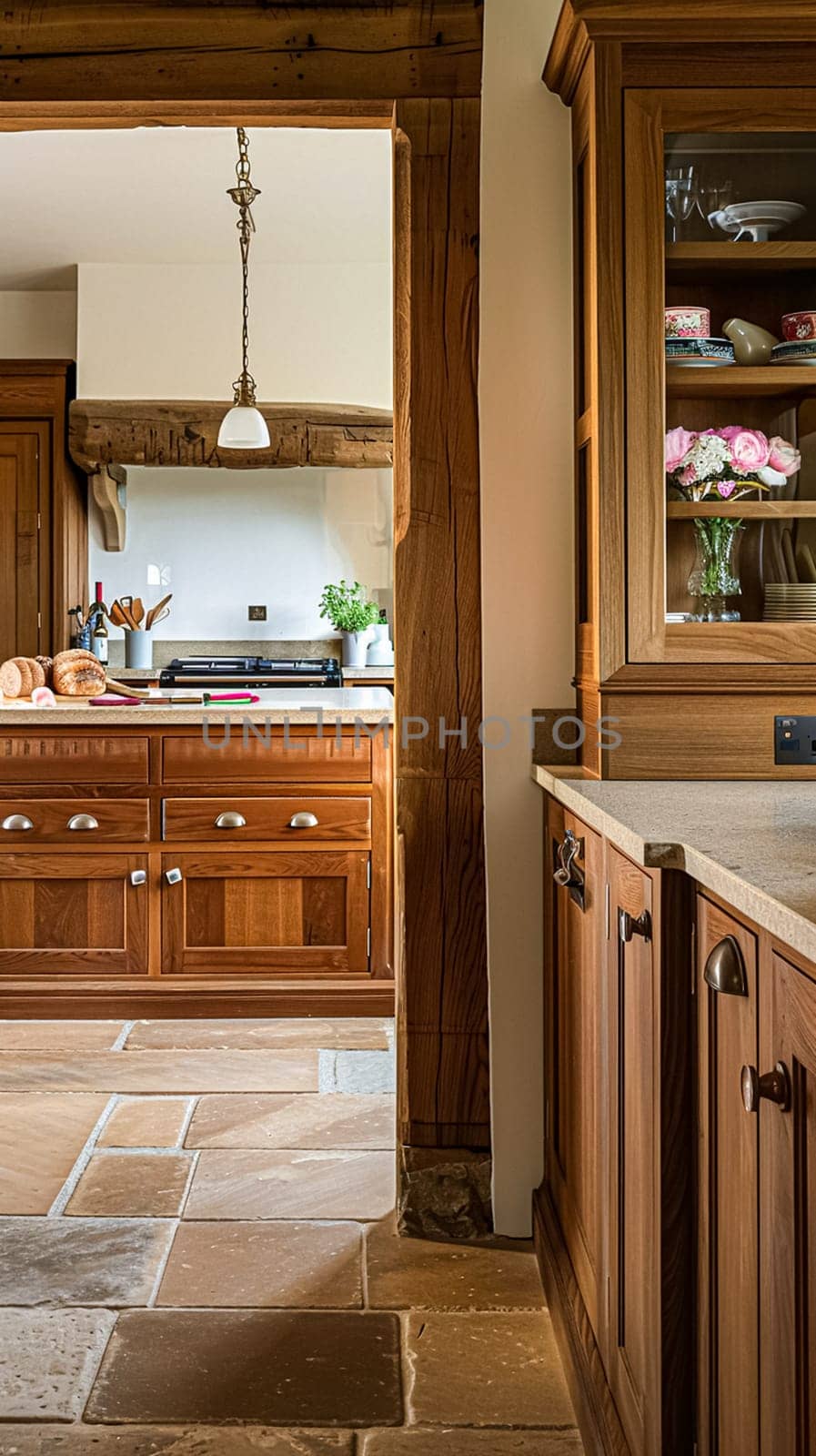 Bespoke kitchen design, country house and cottage interior design, English countryside style renovation and home decor idea