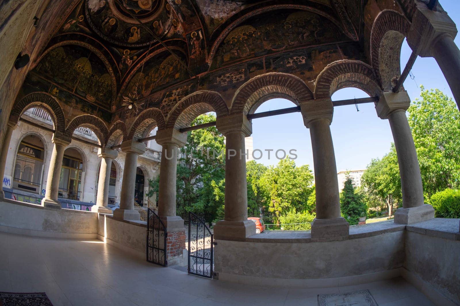 Bucharest, Romania. May 25, 2024. exterior view of the Cretulescu Church in the city center