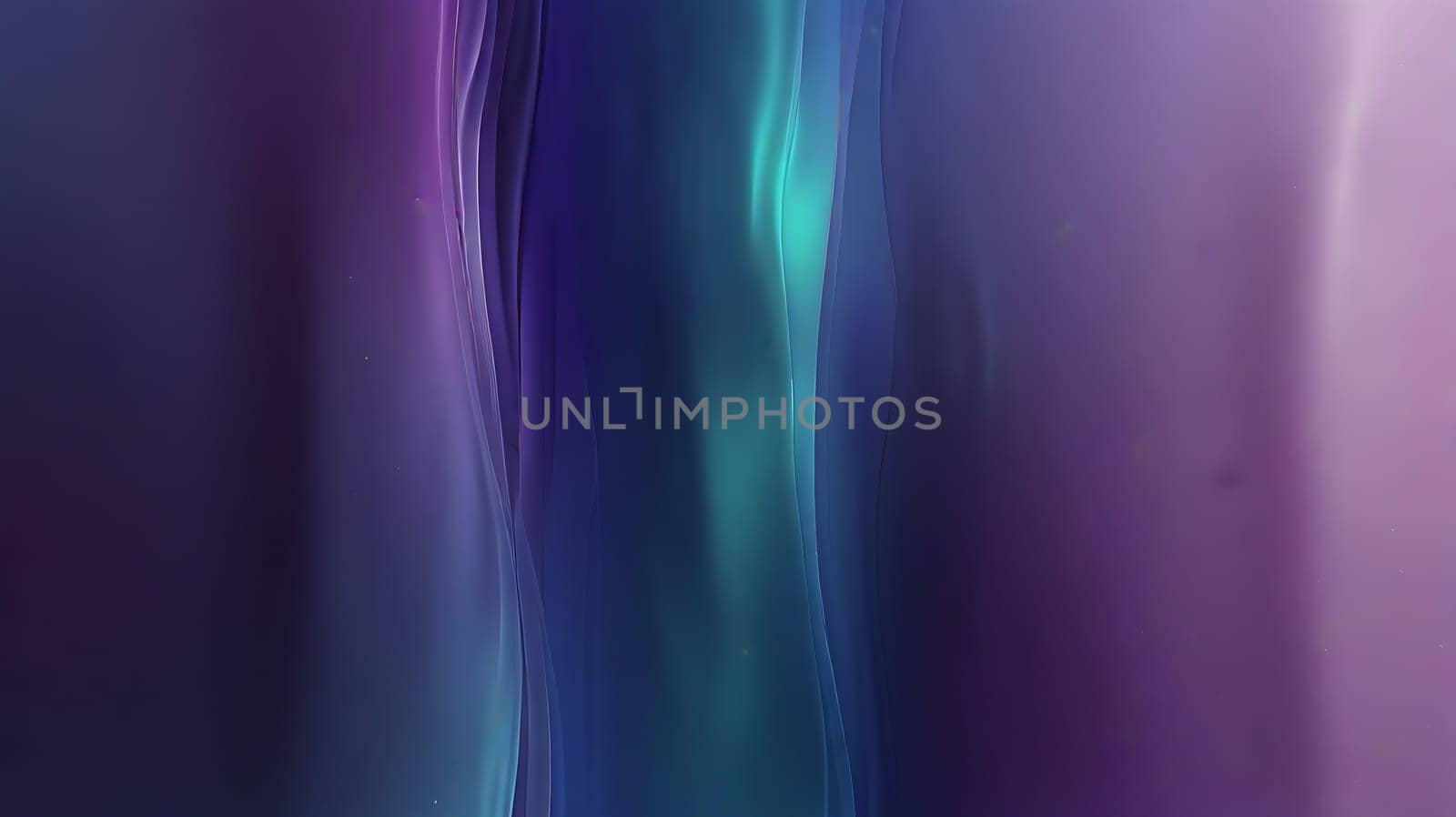 Abstract holographic iridescent purple and turquoise liquid metal texture background. Colorful abstract gleaming fluid material.