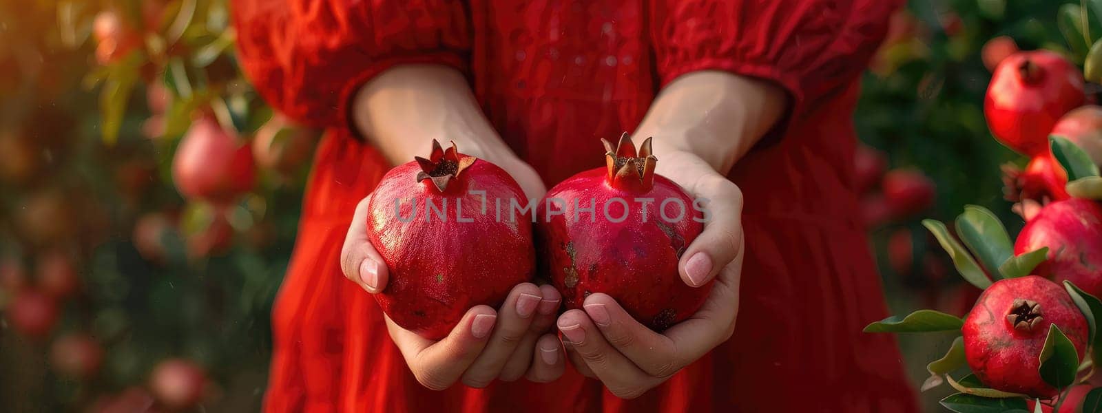 Harvest in the hands of a woman in the garden. Selective focus. nature.