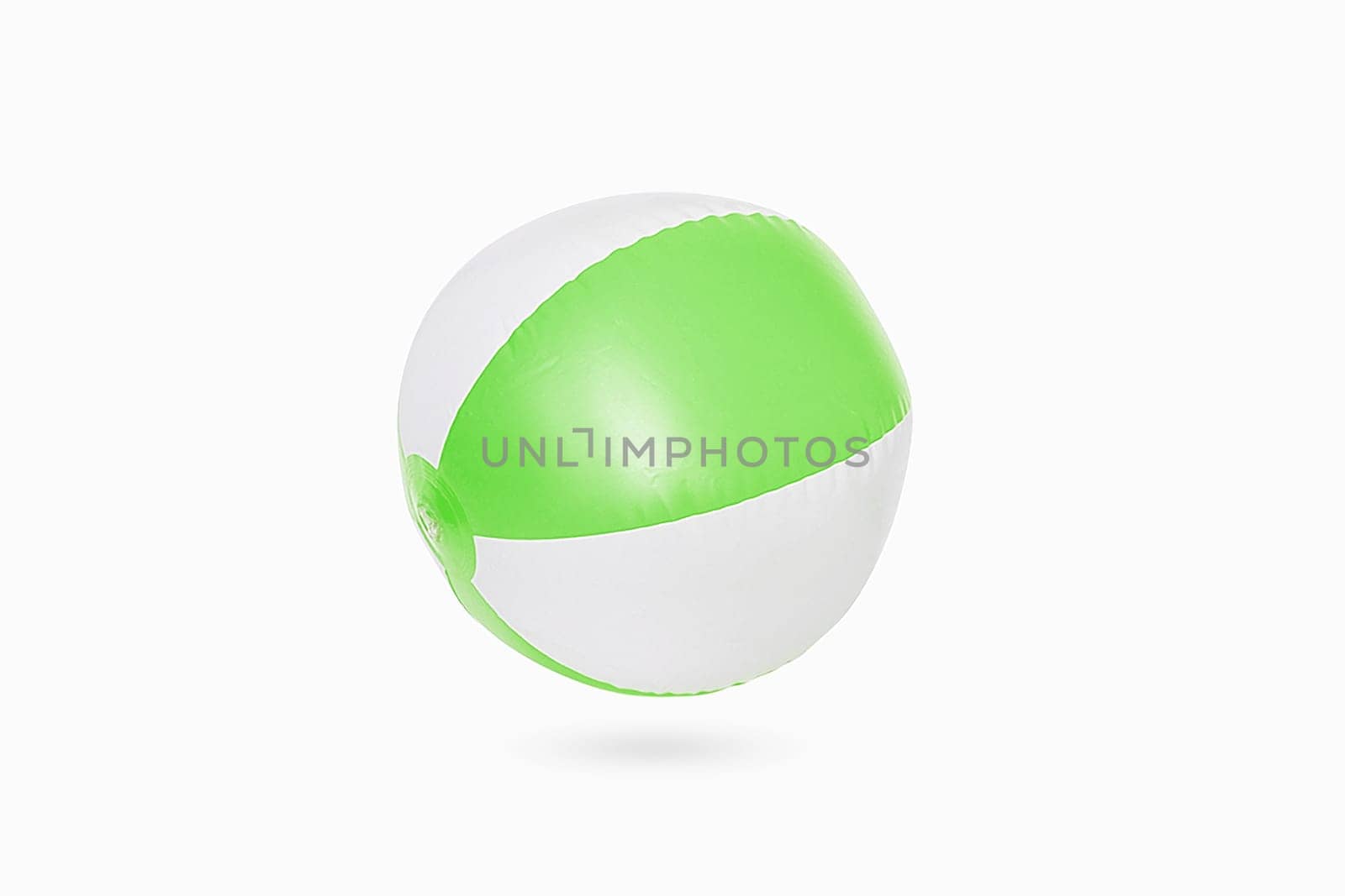 Beach ball isolated on a white background.
