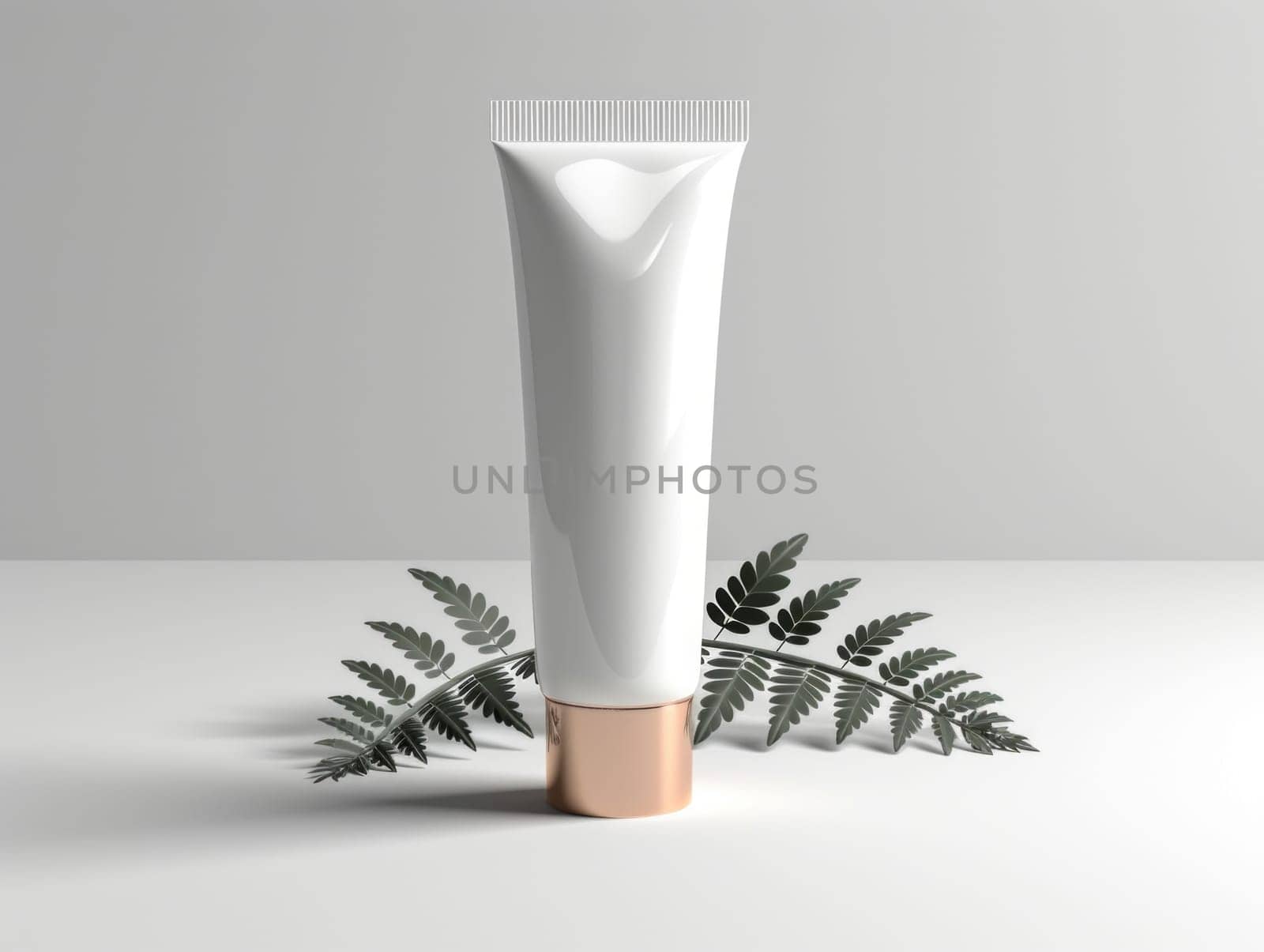 Empty Minimalist Studio Shot of Cosmetic Package. Beauty and Healthcare Product Mockup Template. by iliris