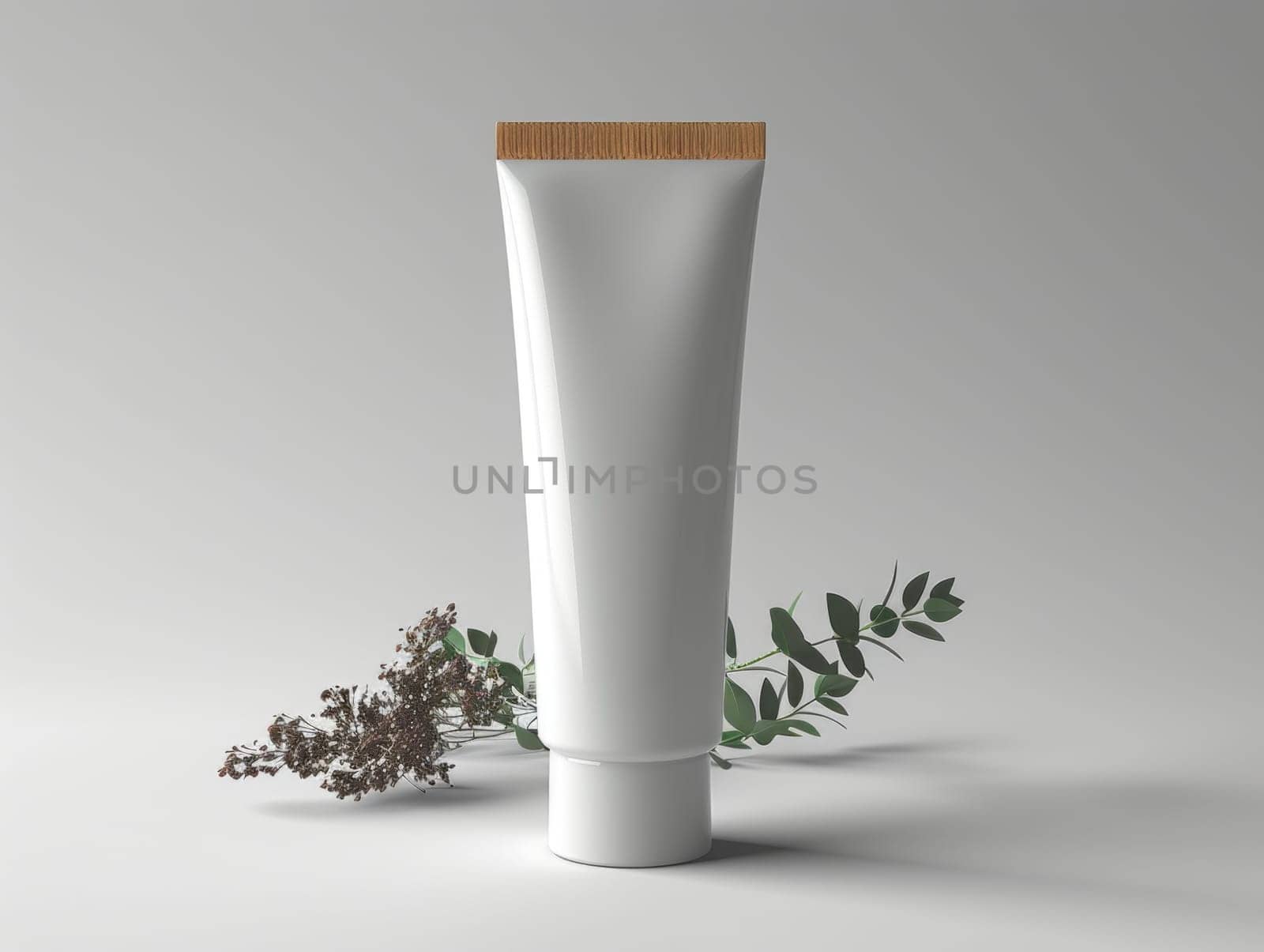 Empty Minimalist Studio Shot of Cosmetic Package. Beauty and Healthcare Product Mockup Template. by iliris