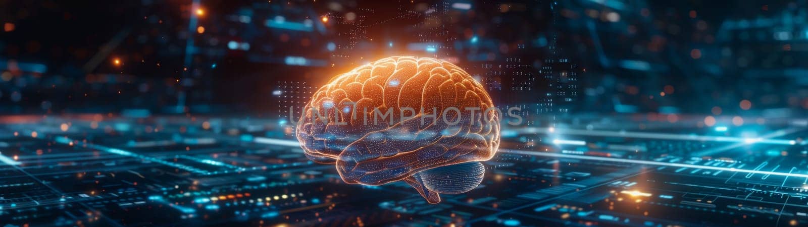 Transparent Brain Structure, Learning Neuron of Artificial Intelligence.