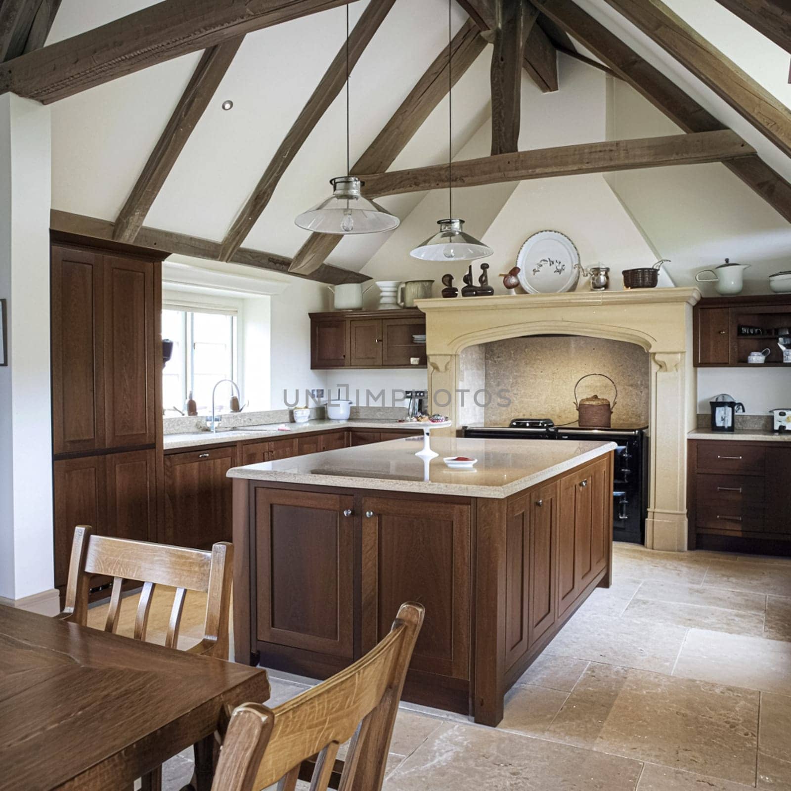 Bespoke kitchen design, country house and cottage interior design, English countryside style renovation and home decor idea