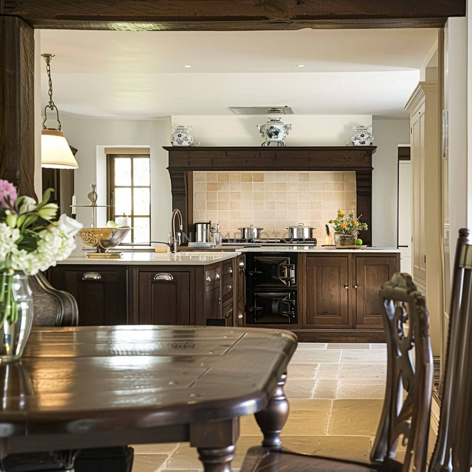 Bespoke kitchen design, country house and cottage interior design, English countryside style renovation and home decor by Anneleven