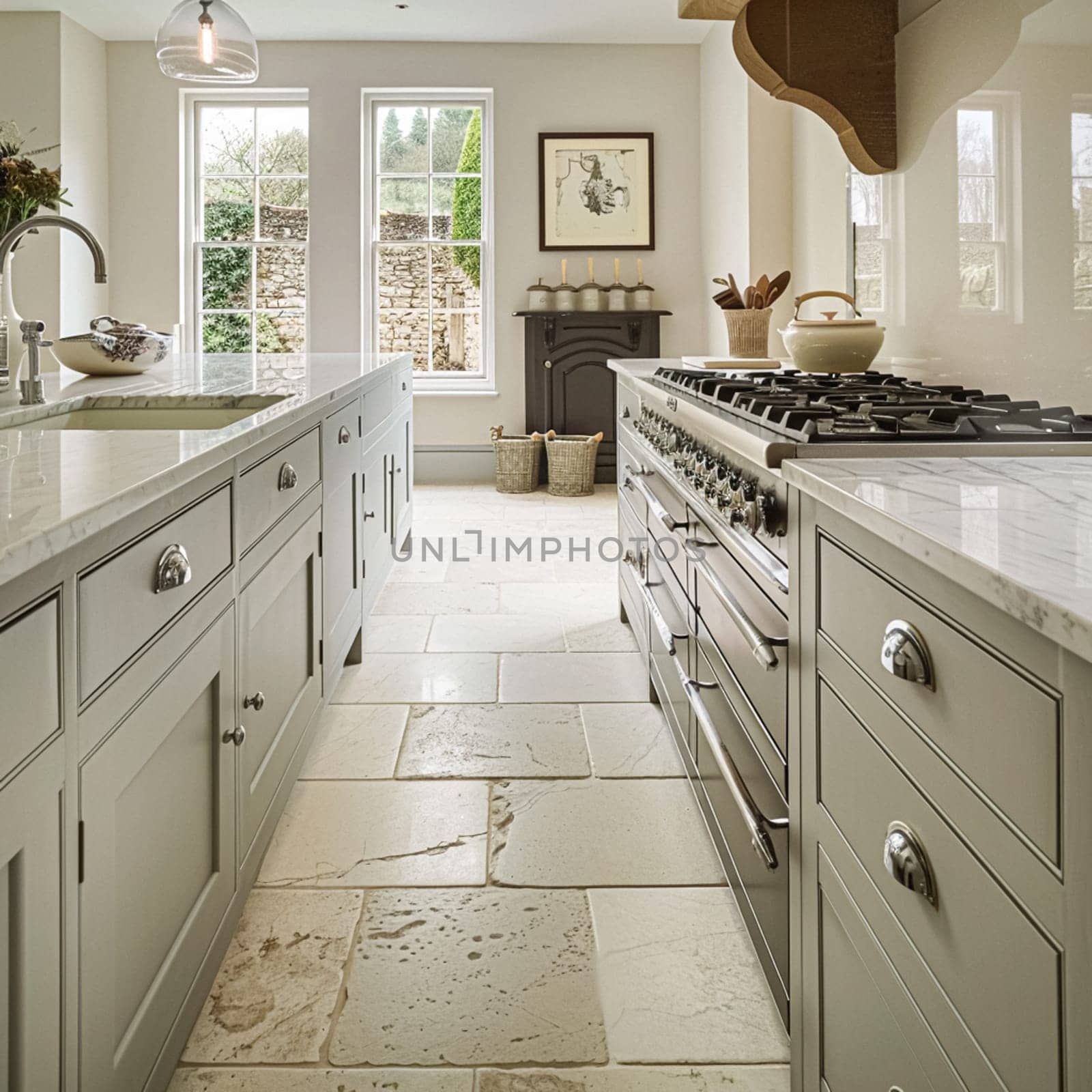 Bespoke kitchen design, country house and cottage interior design, English countryside style renovation and home decor idea