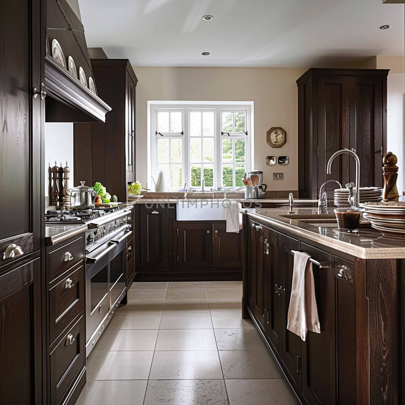 Bespoke kitchen design, country house and cottage interior design, English countryside style renovation and home decor idea