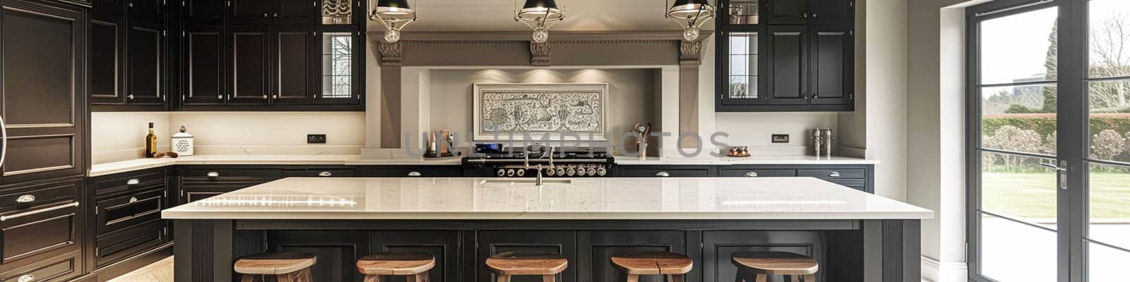 Bespoke kitchen design, country house and cottage interior design, English countryside style renovation and home decor idea by Anneleven