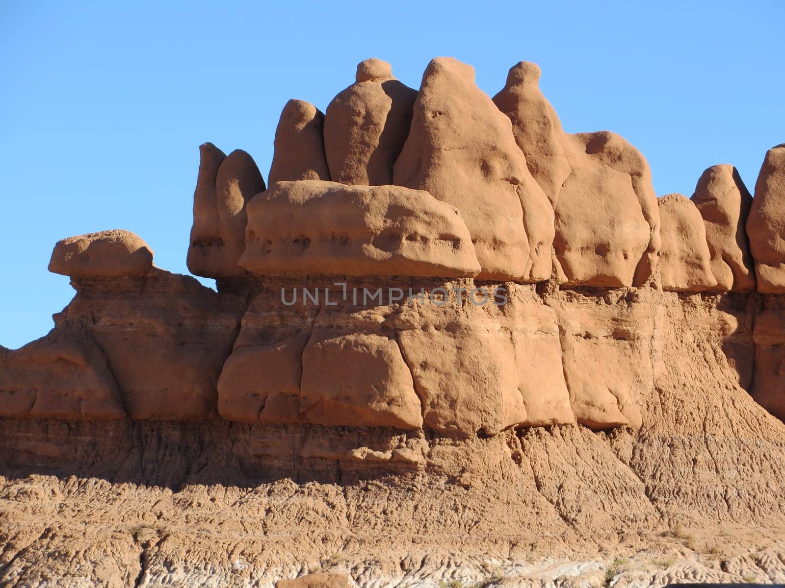 Beauty in Nature, Rock Formations at Goblin Valley State Park, Utah, USA. High quality photo
