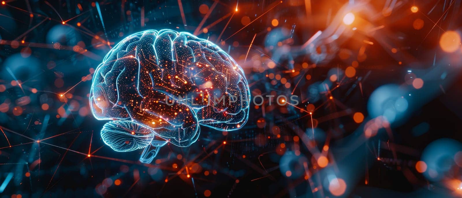 Transparent Brain Structure, Learning Neuron of Artificial Intelligence.