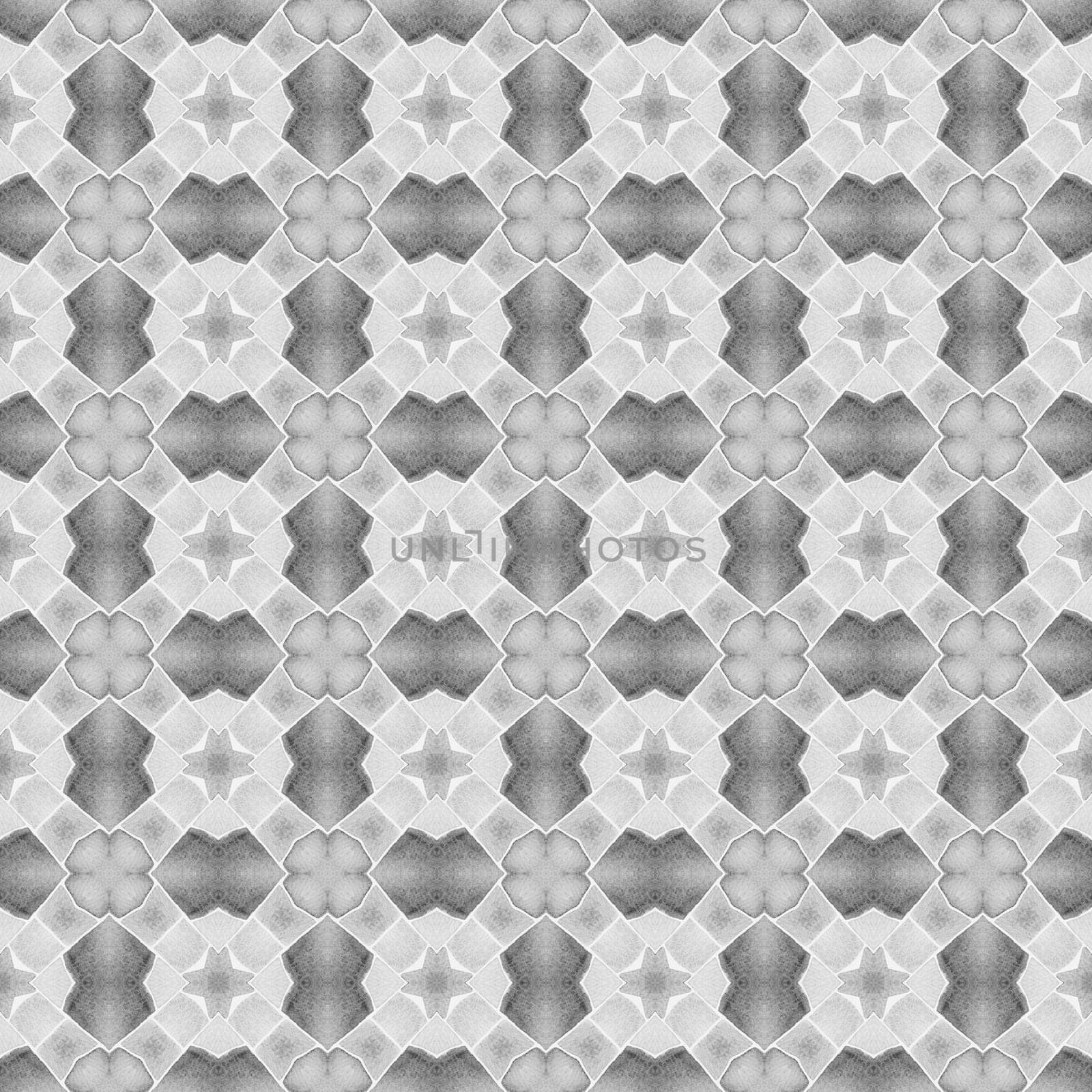 Green geometric chevron watercolor border. Black and white unusual boho chic summer design. Textile ready splendid print, swimwear fabric, wallpaper, wrapping. Chevron watercolor pattern.
