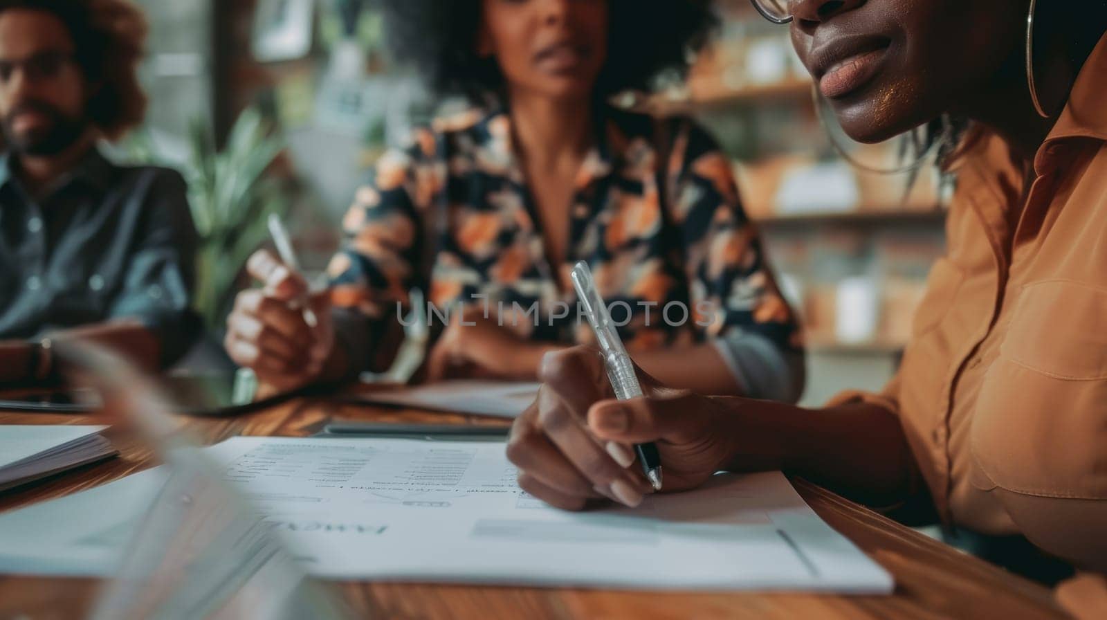 couple engaged in a discussion with a financial advisor about their retirement plans