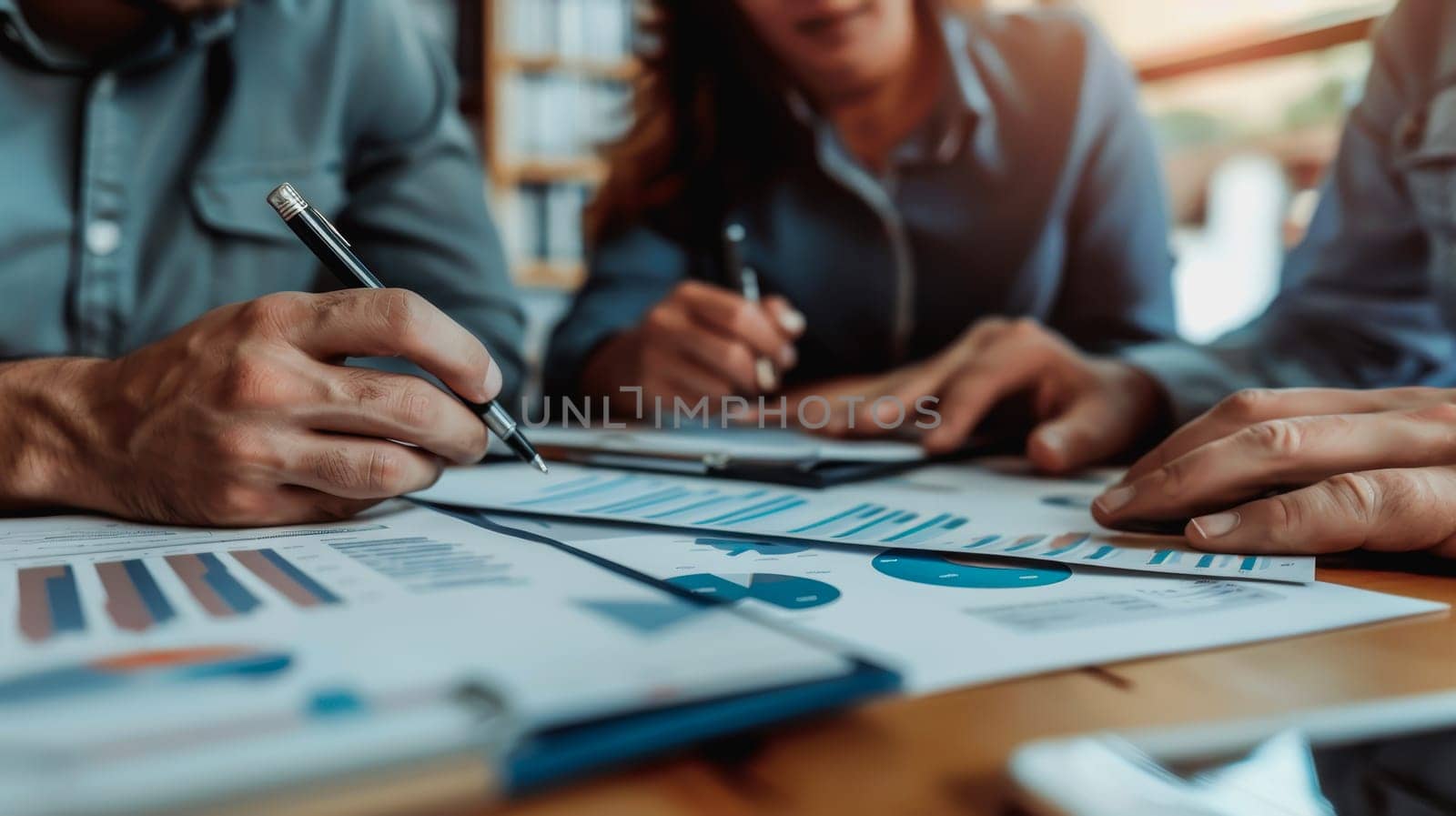 couple engaged in a discussion with a financial advisor about their retirement plans