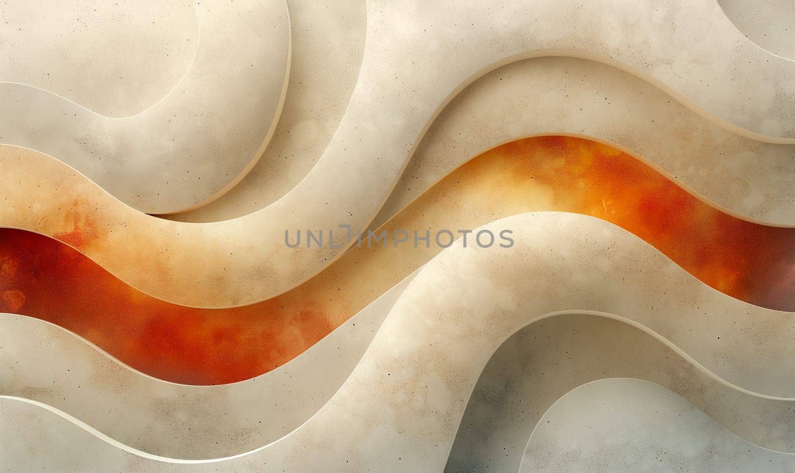 Abstract light background with wave design. by Fischeron