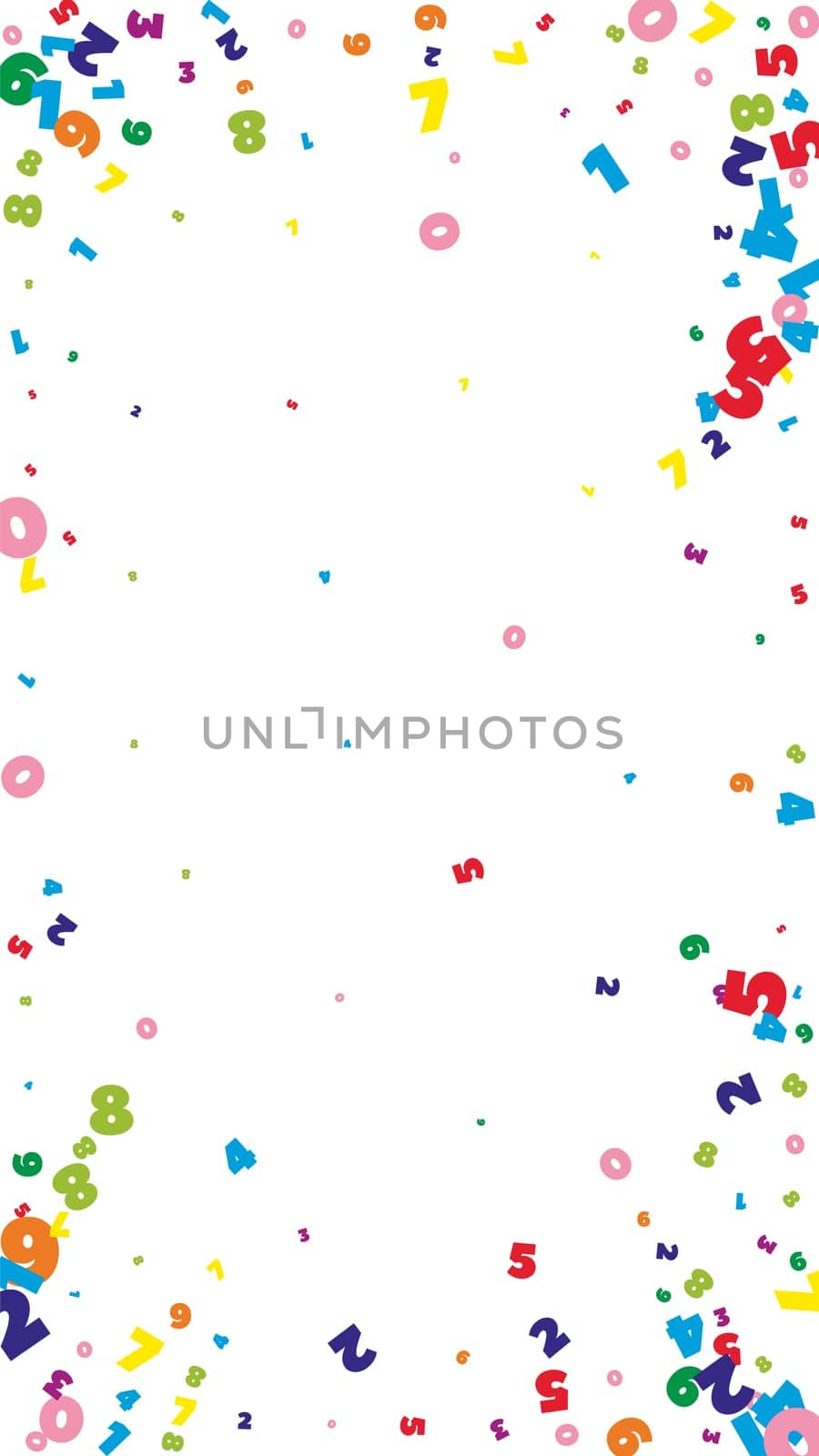 Concept of school background. Colorful childish falling letters of English language. Foreign languages study concept. Back to school banner .