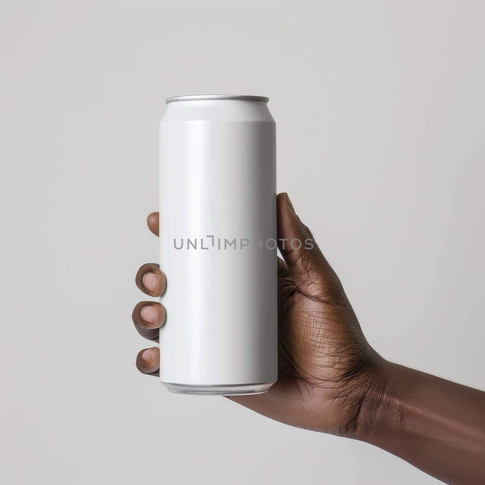 Mockup aluminium can product. Beverage product with copy space.