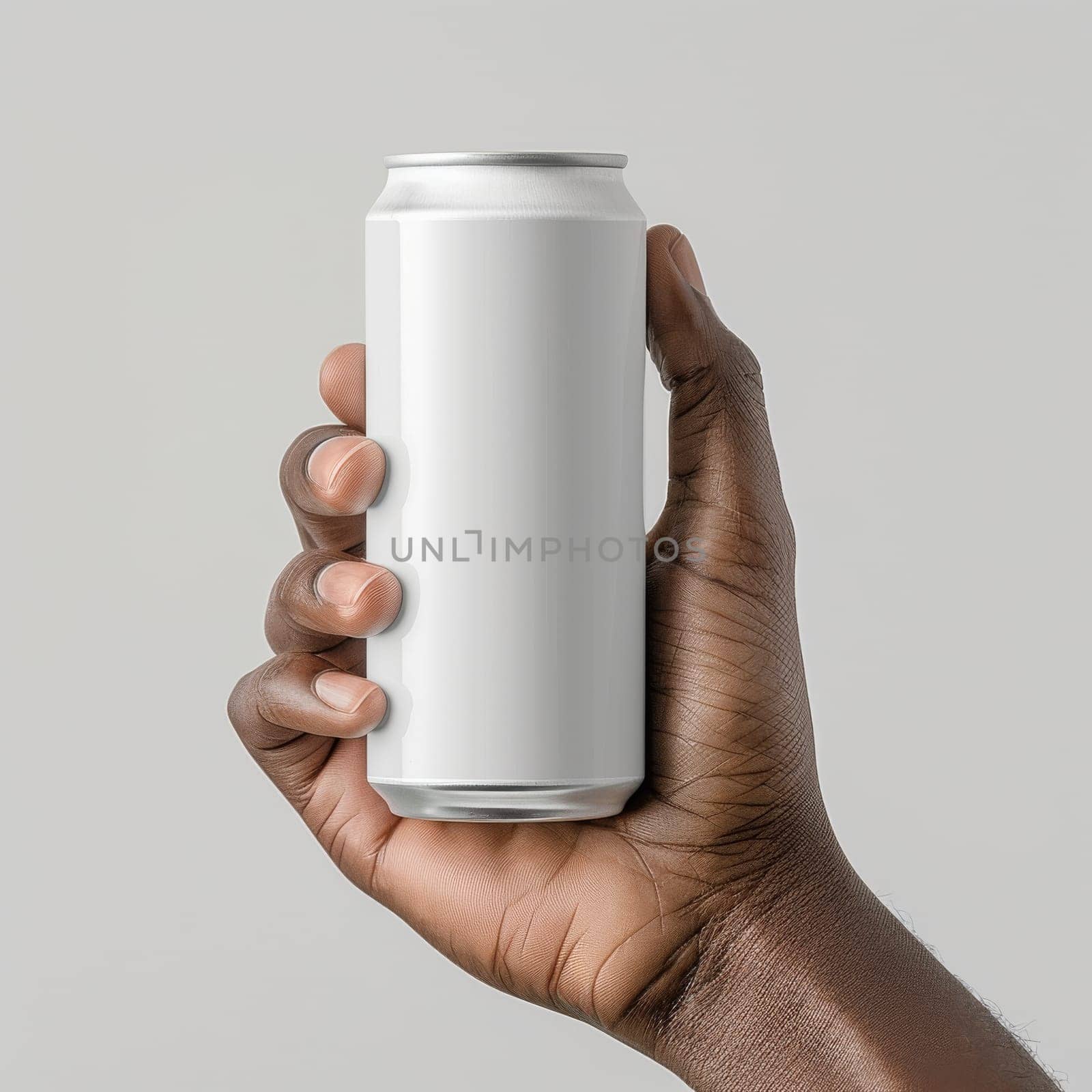 Mockup aluminium can product. Beverage product with copy space.