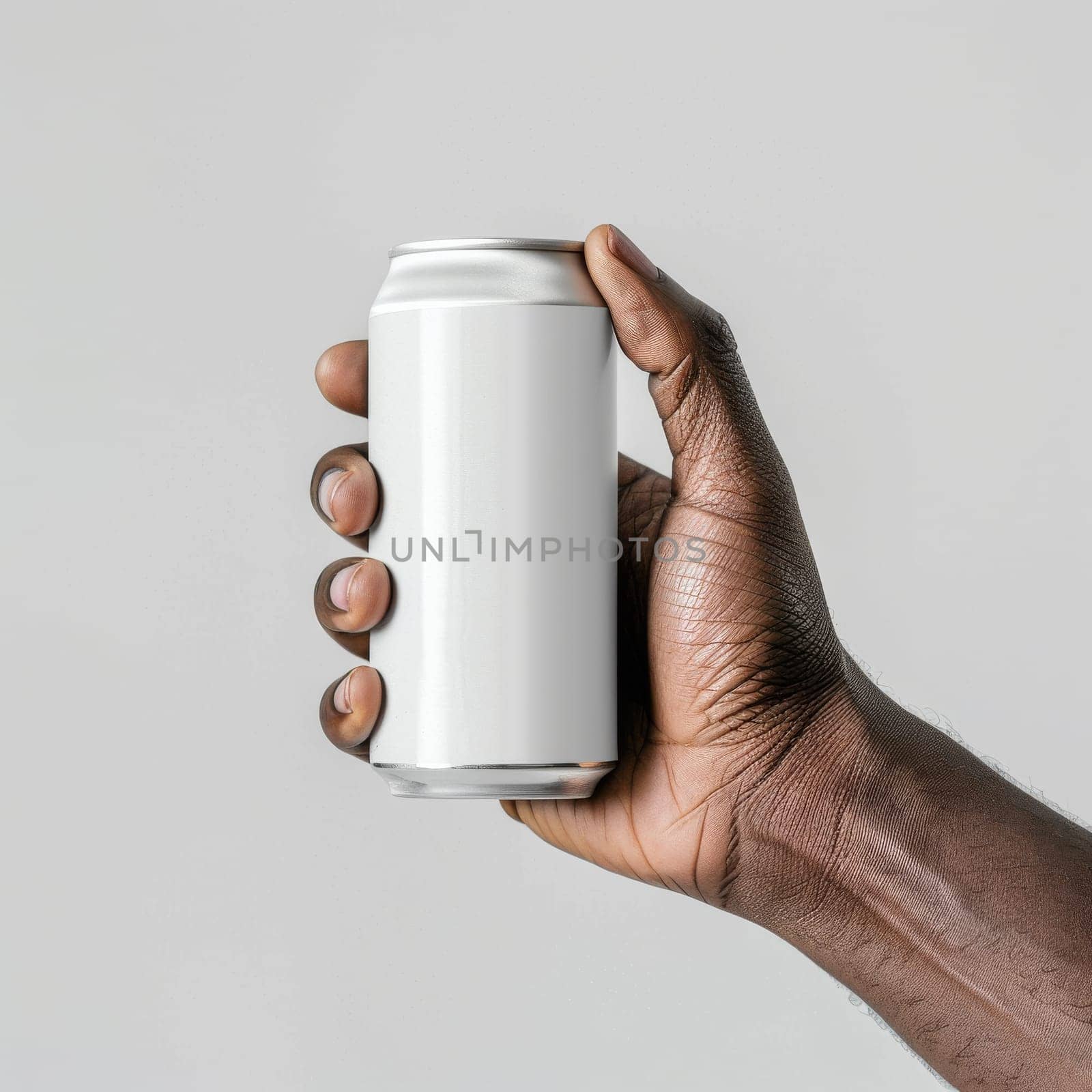 Mockup aluminium can product. Beverage product with copy space.