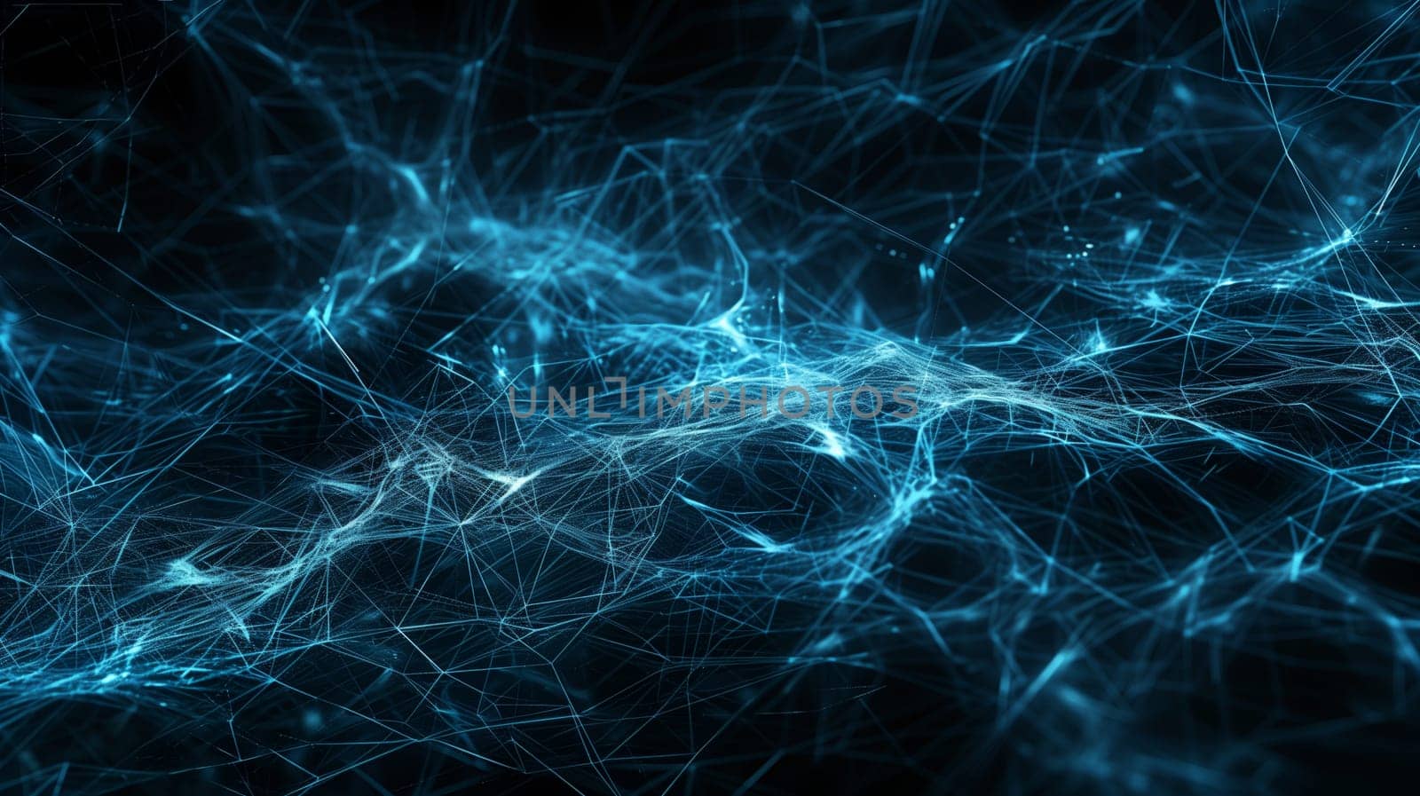 Abstract digital background as design for technology, AI, data, graphics, concept by Rohappy