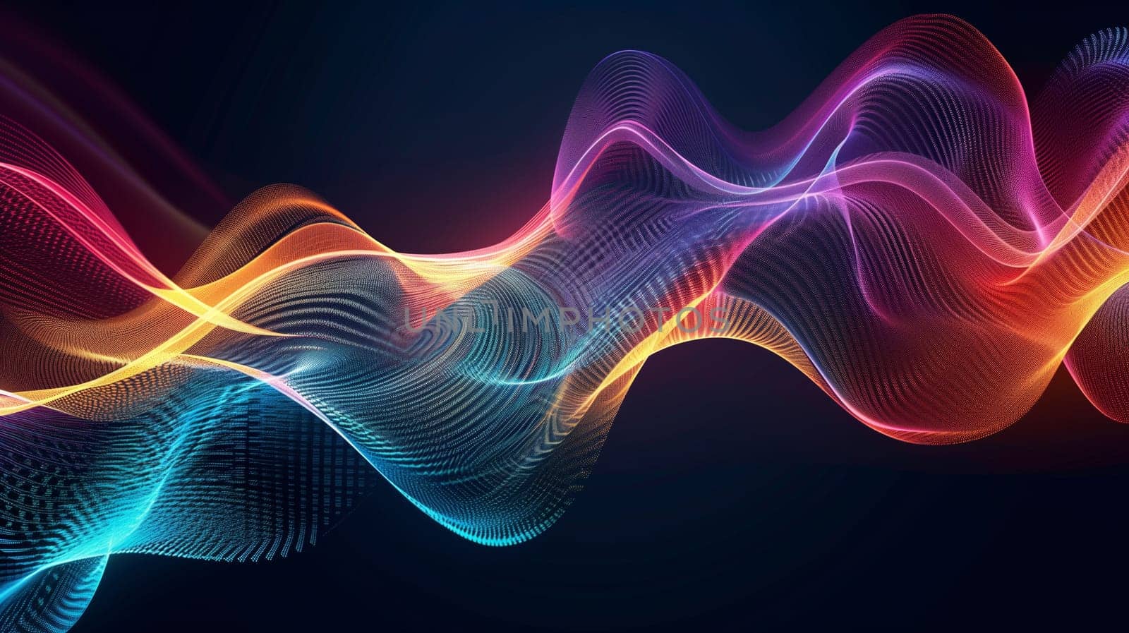 Abstract digital background as design for technology, AI, data, graphics, concept by Rohappy