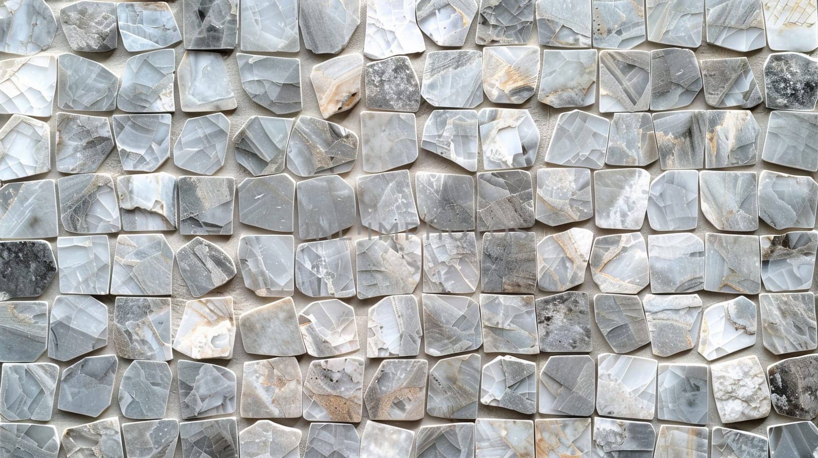 Natural stone tile mosaic pattern background