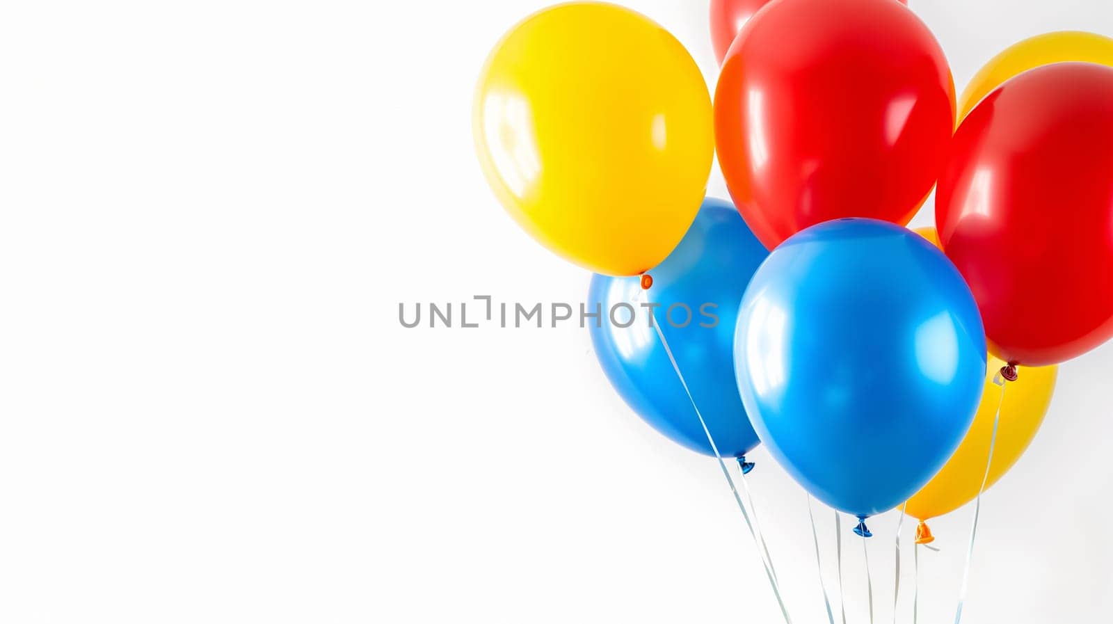 Colorful Balloons Against a Bright Background by chrisroll