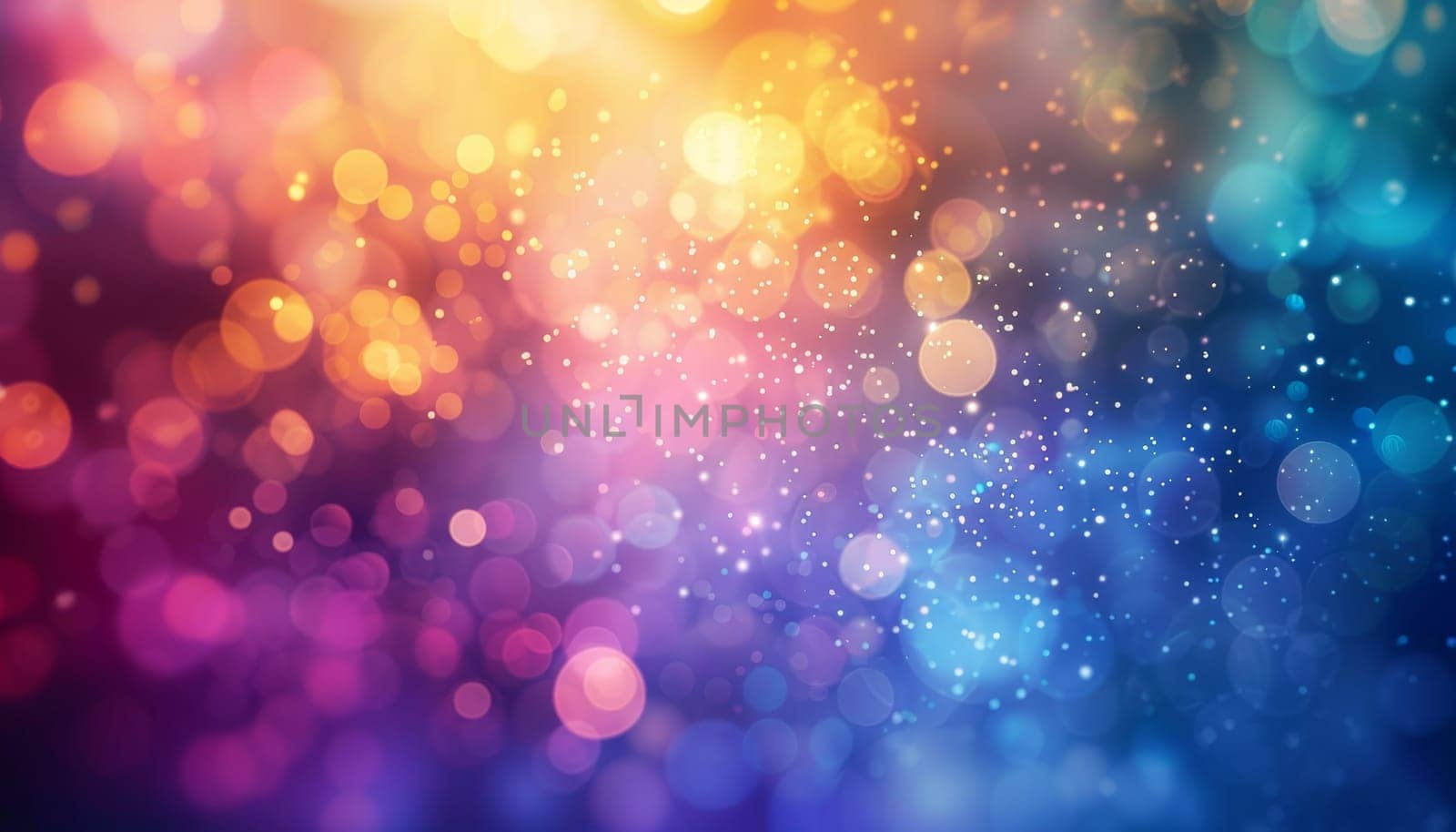 A colorful background with many small circles by AI generated image by wichayada