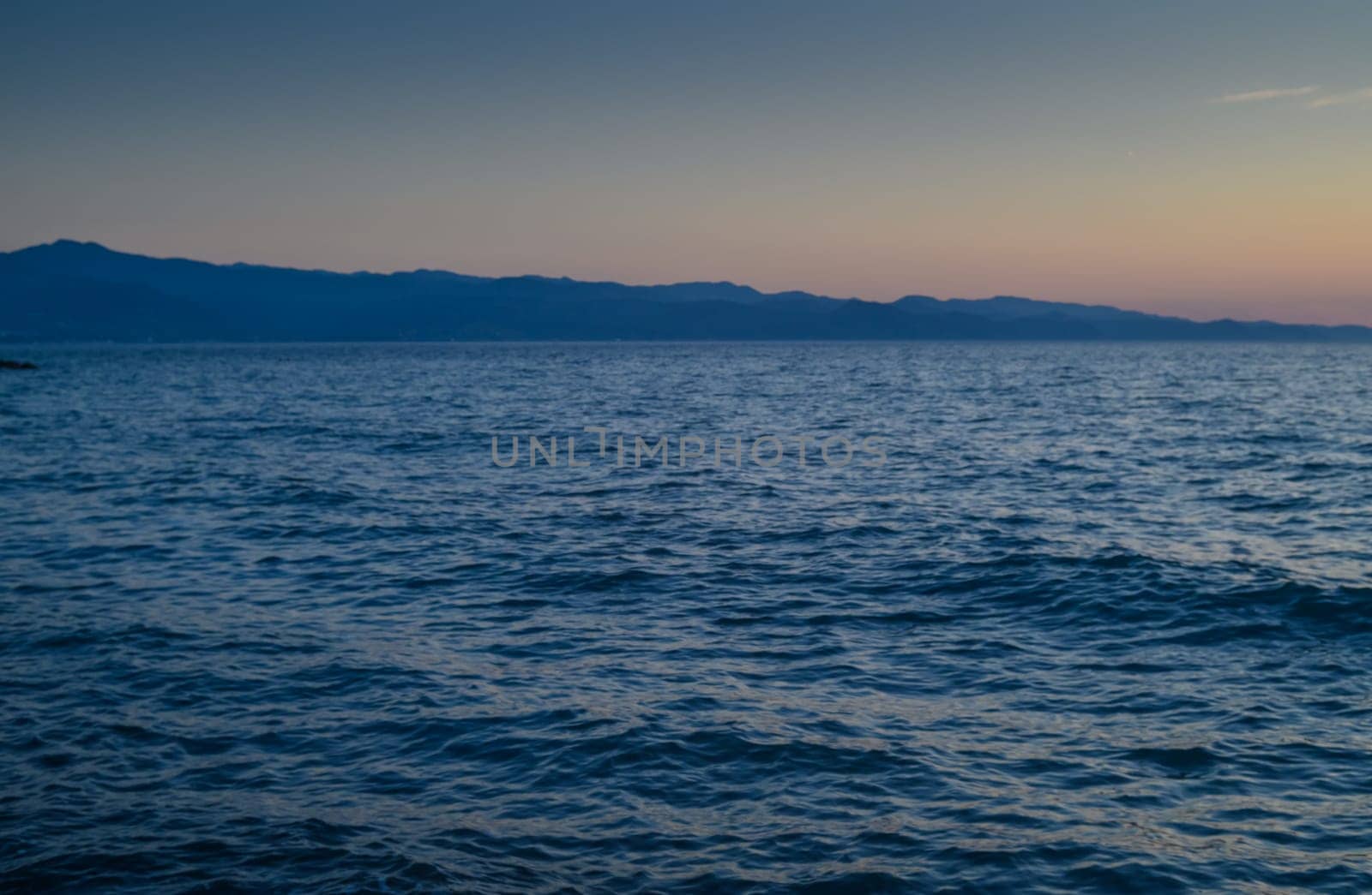 view of the mountains on the Mediterranean coast on the island of Cyprus