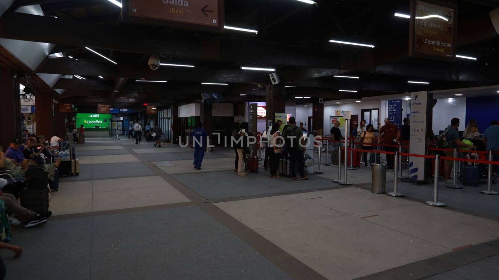 porto seguro, bahia, brazil - october 20, 2023: lounge at Porto Seguro airport in the extreme south of Bahia.