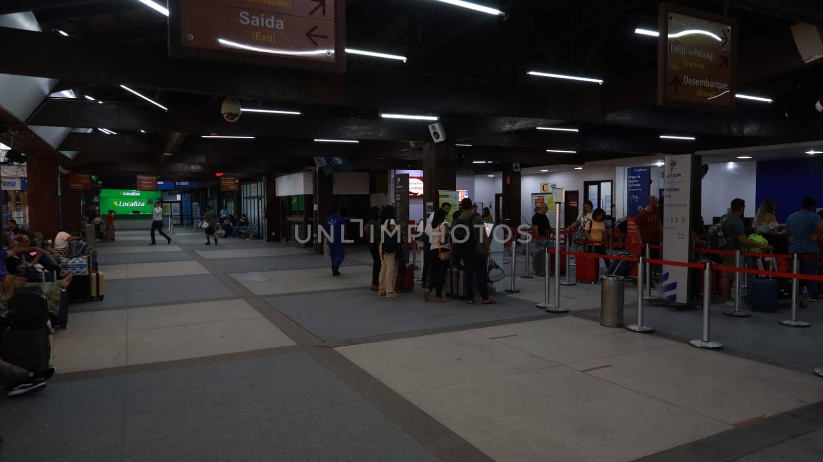 porto seguro, bahia, brazil - october 20, 2023: lounge at Porto Seguro airport in the extreme south of Bahia.