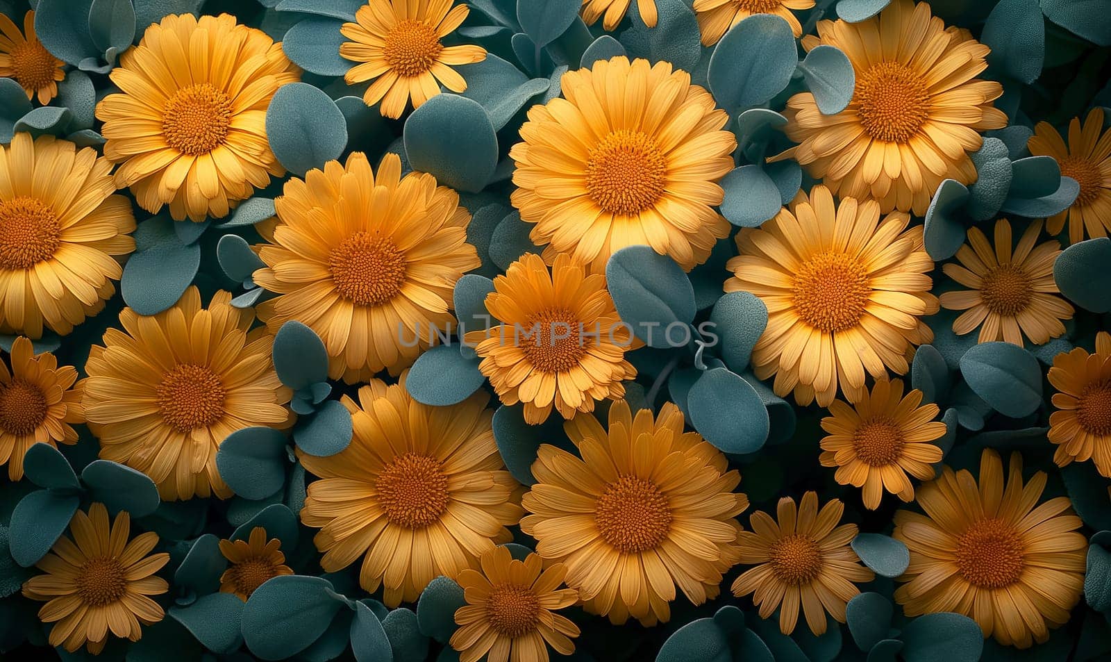 Close-up of vibrant marigolds in natural light.