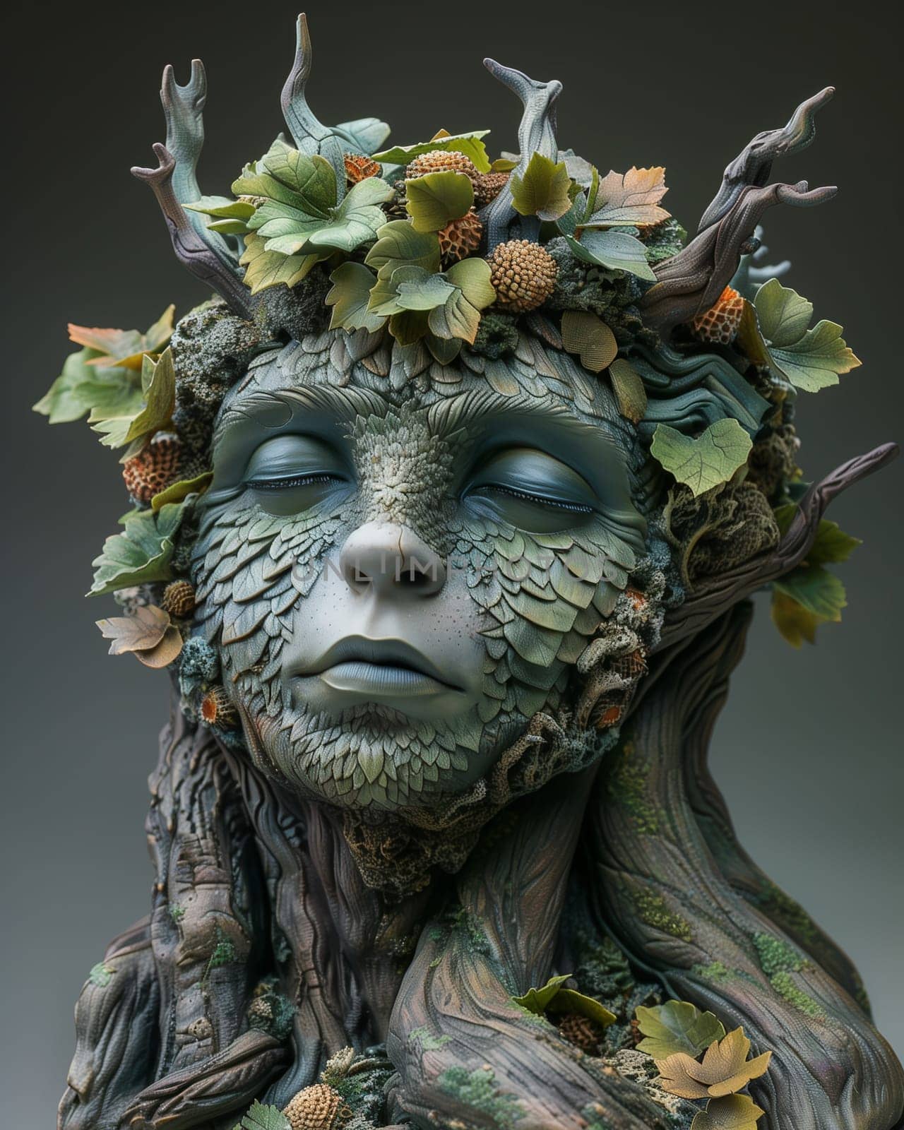 Forest spirit, creative nature concept. by Fischeron