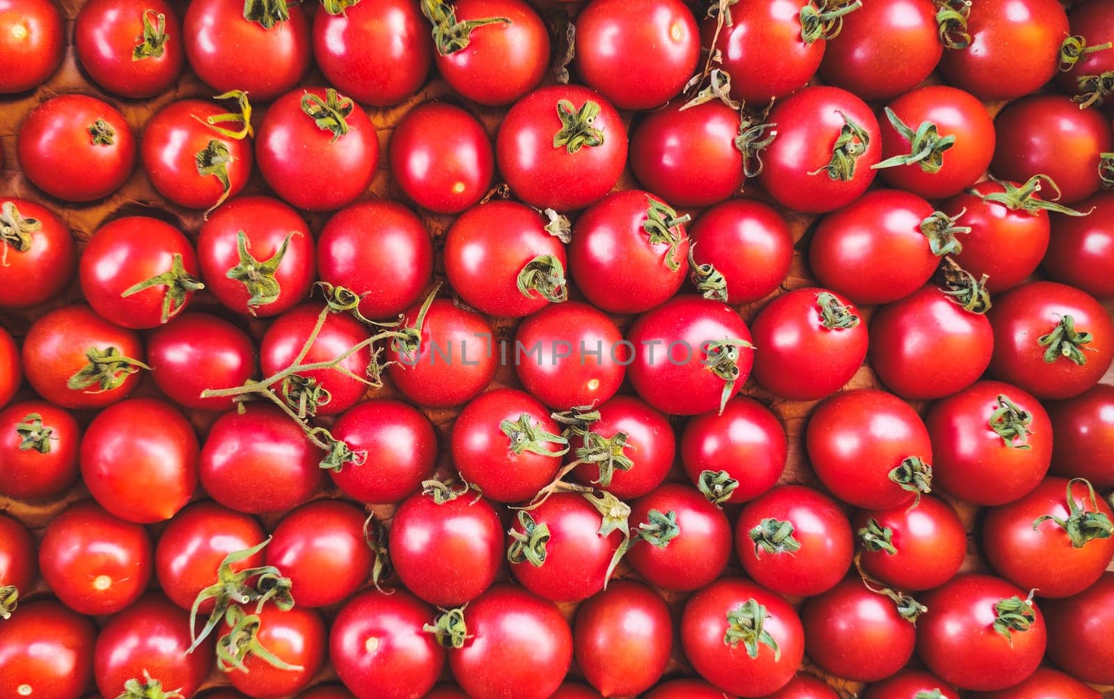 tomatoes top view texture of vegetables, ranch