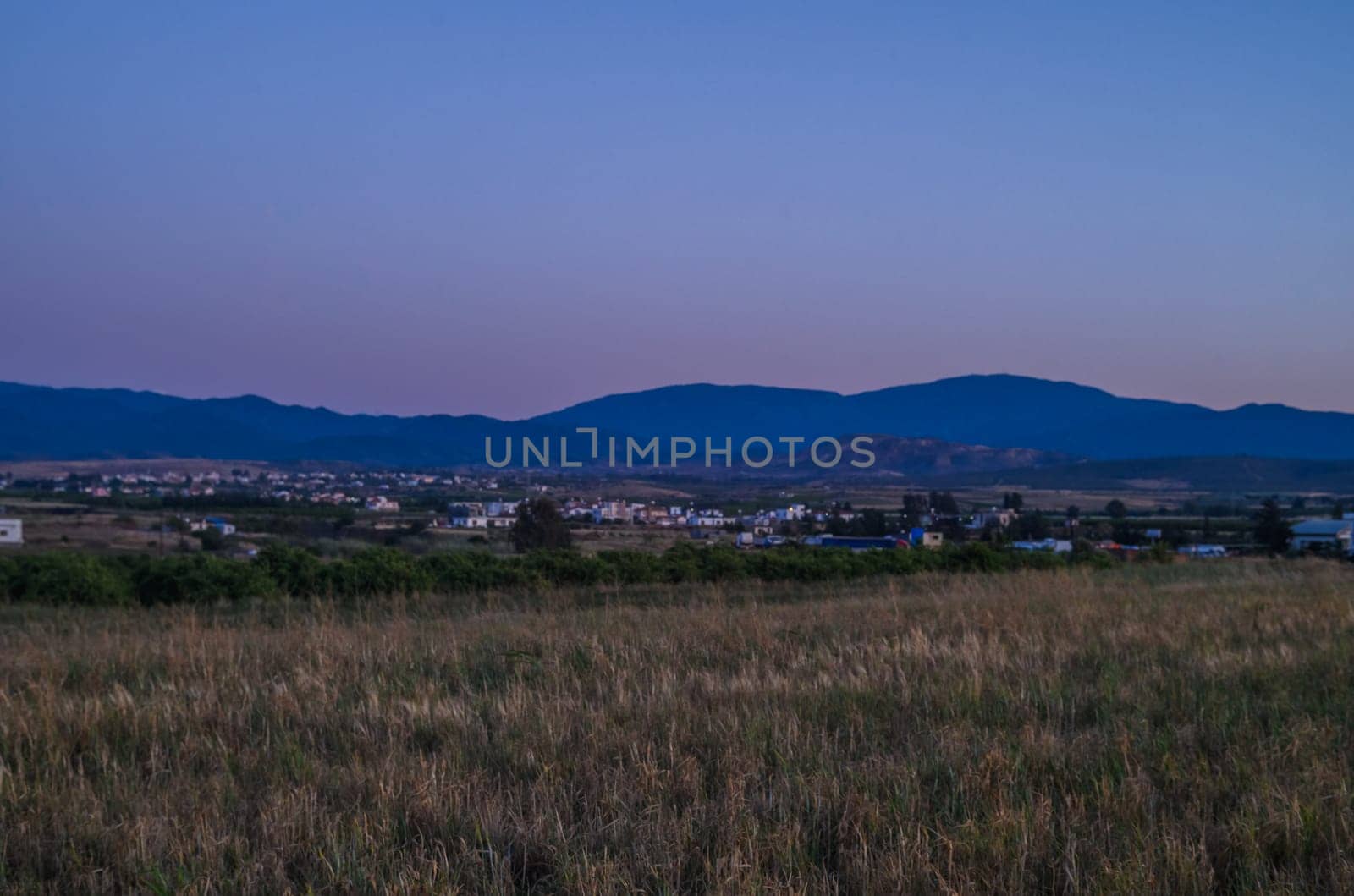 Natural landscape on background of Mediterranean sea during sunset. Coast of Cyprus. 1