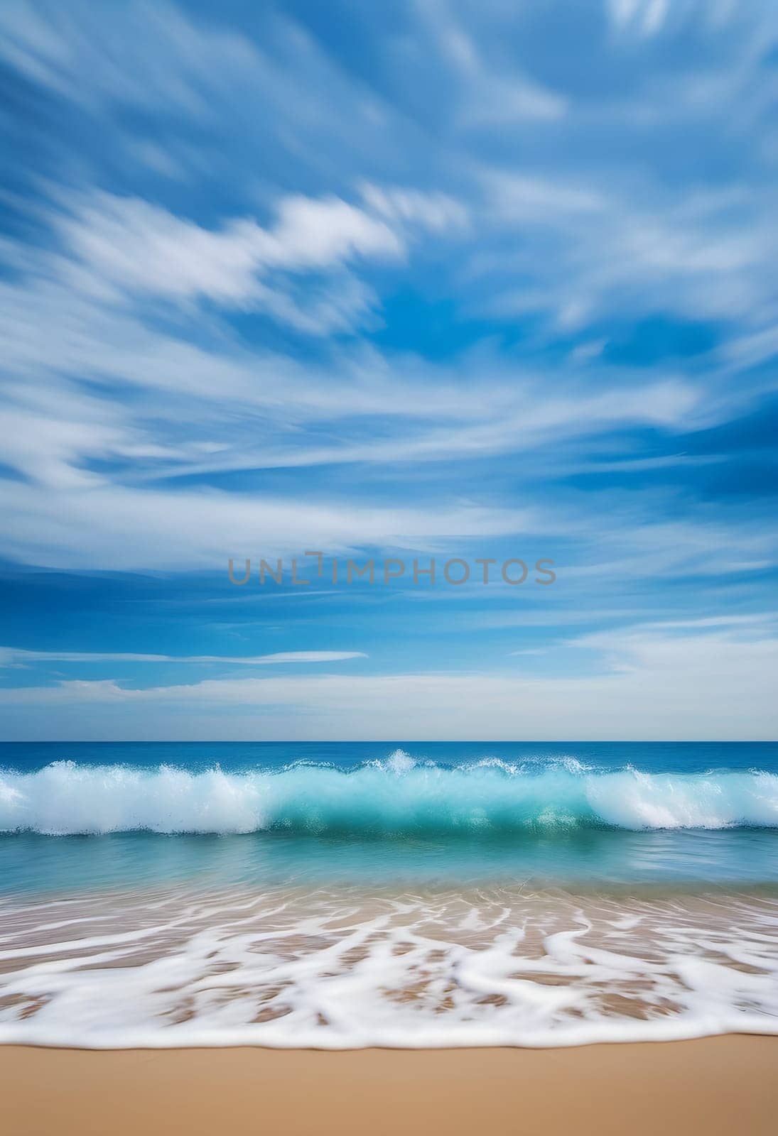 Seaside Serenity: Basking in the Beauty of Beach and Sky by Petrichor