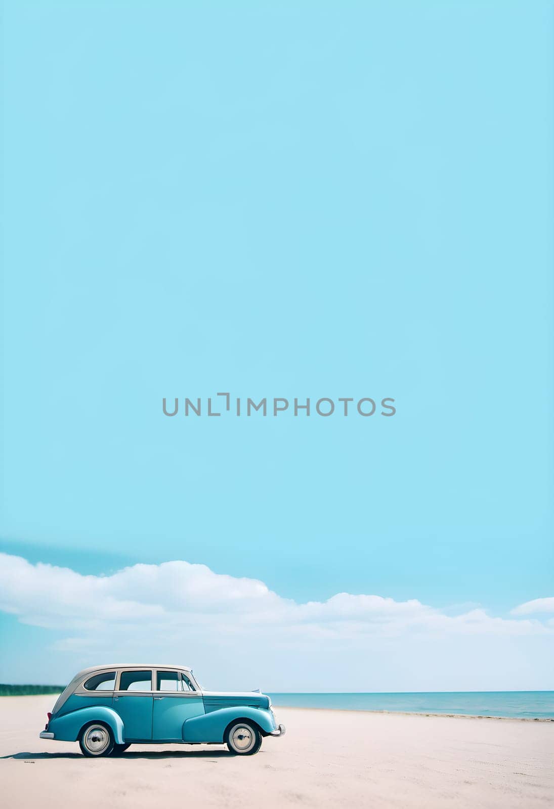 Seaside Journey: Exploring the Coastline in a Classic Car by Petrichor