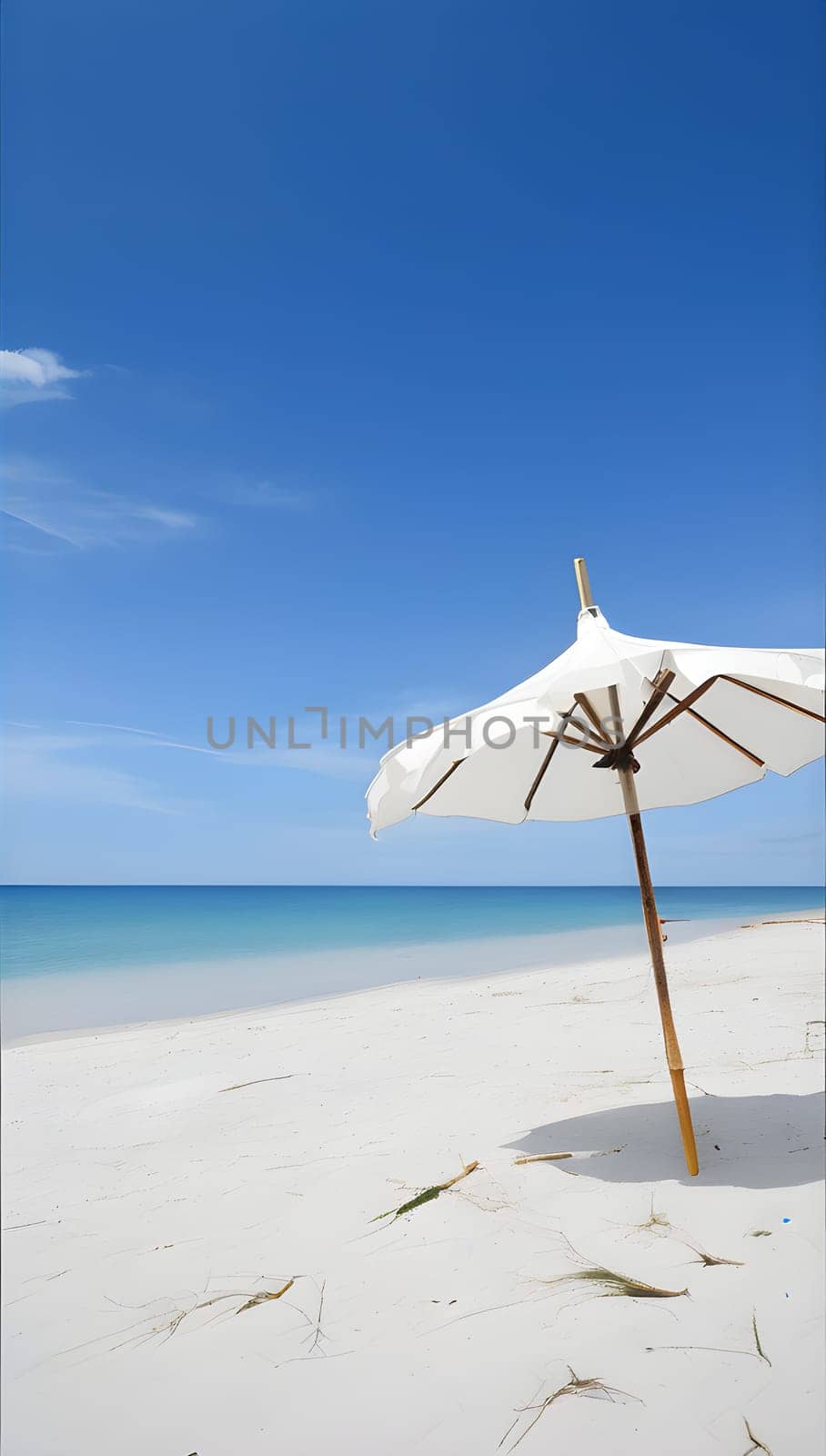 Beachside Relaxation: Vacation Vibes under the Umbrella