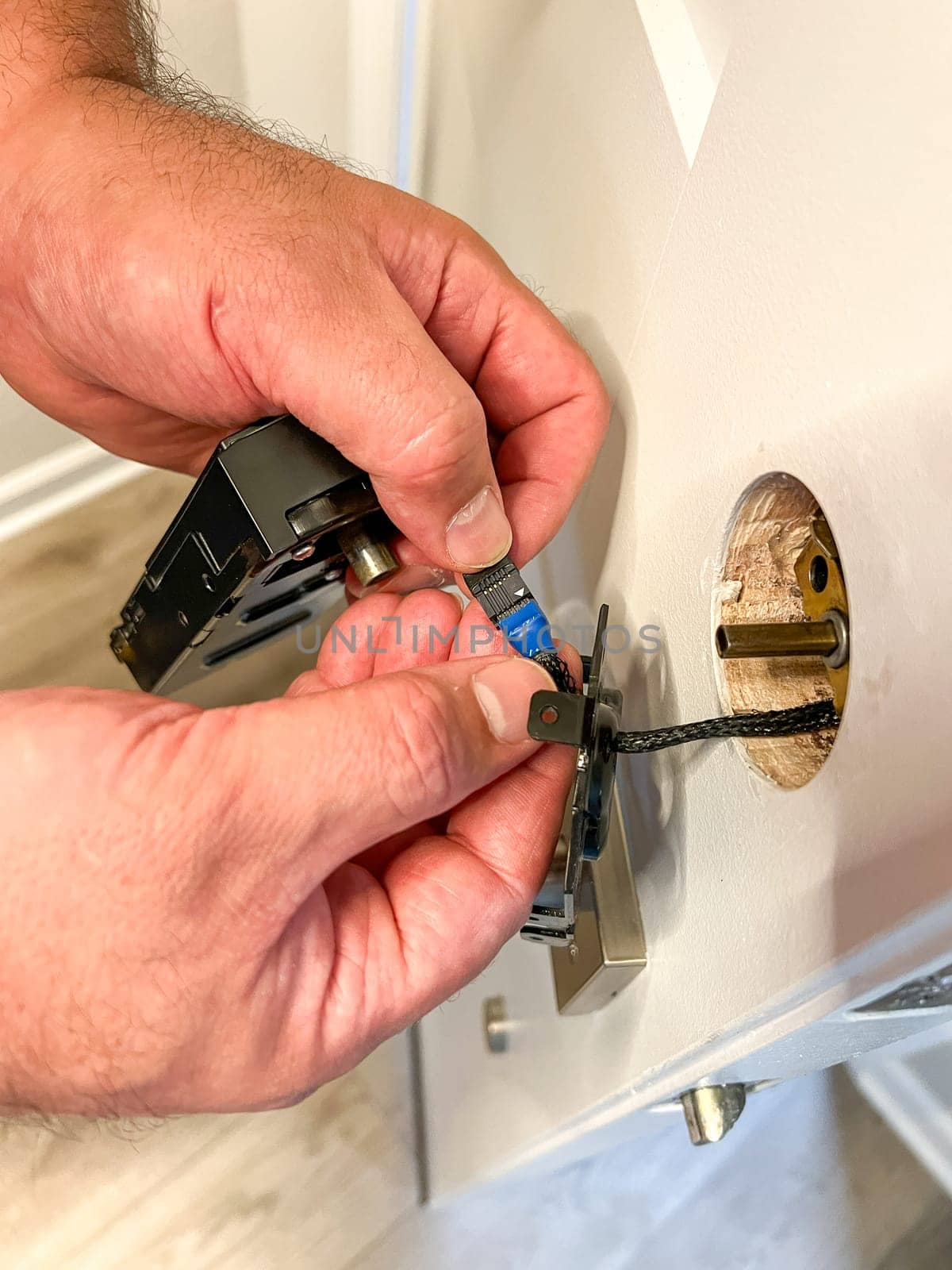 Fixing Digital Entrance Lock on Entry Door of the House by arinahabich