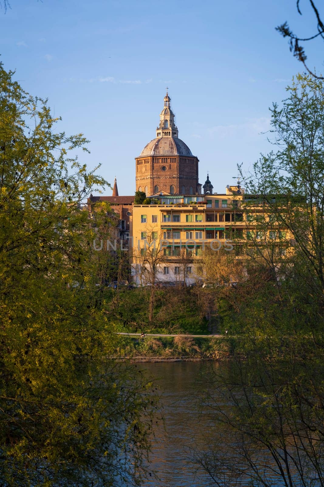 Wonderful view of Duomo di Pavia (Pavia Cathedral) in Pavia at sunny day by Robertobinetti70